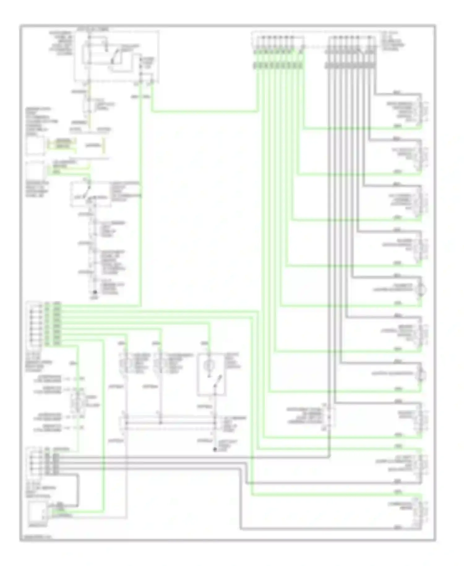 Camry Toyota XV20 (1994-2002): Instrument illumination circuit