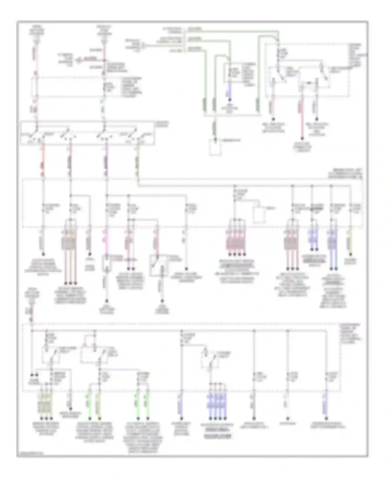 Camry Toyota XV20 (1994-2002): 3.0l, power distribution circuit (2 of 2)