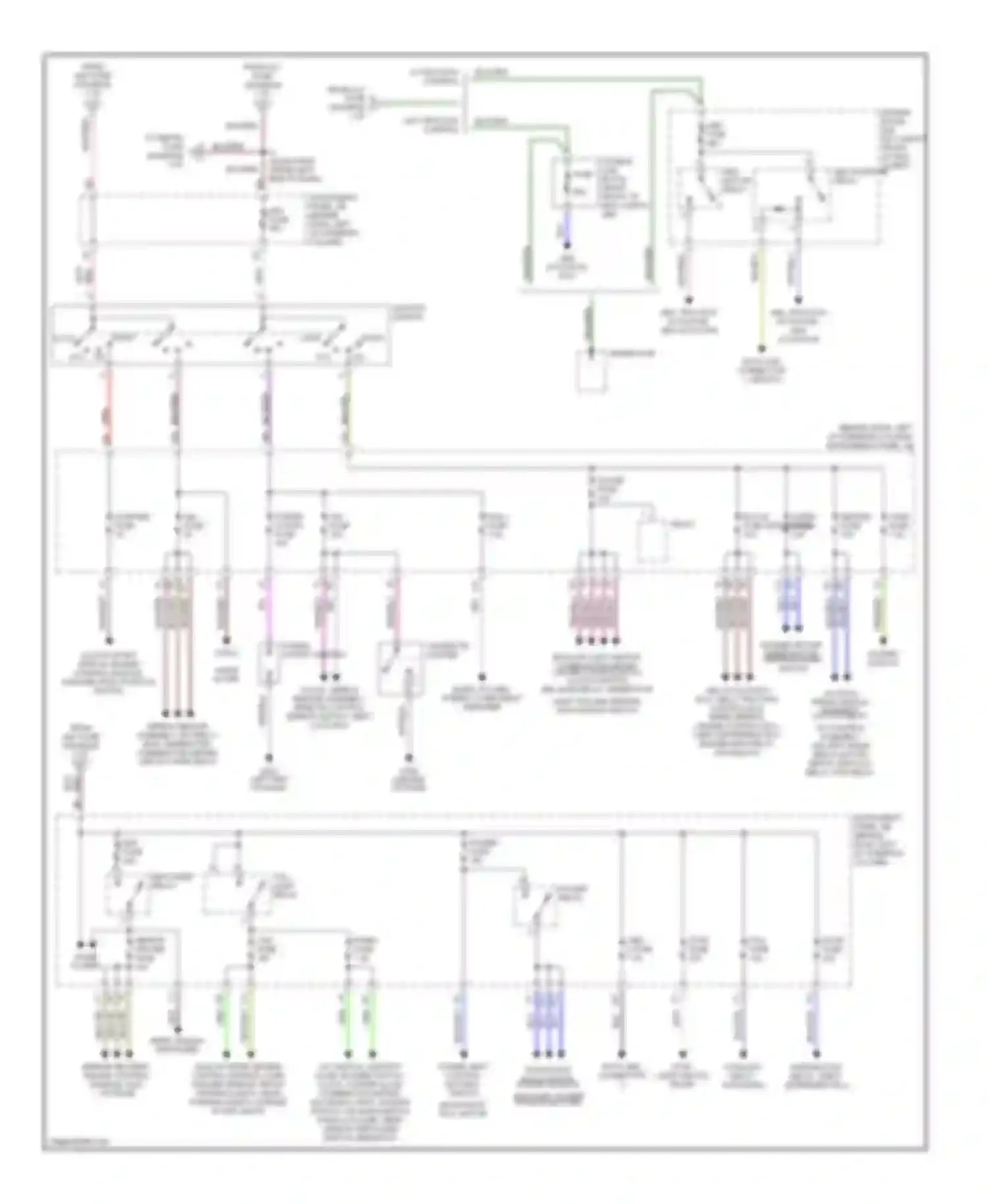 Camry Toyota XV20 (1994-2002): Power distribution circuit (2 of 2)