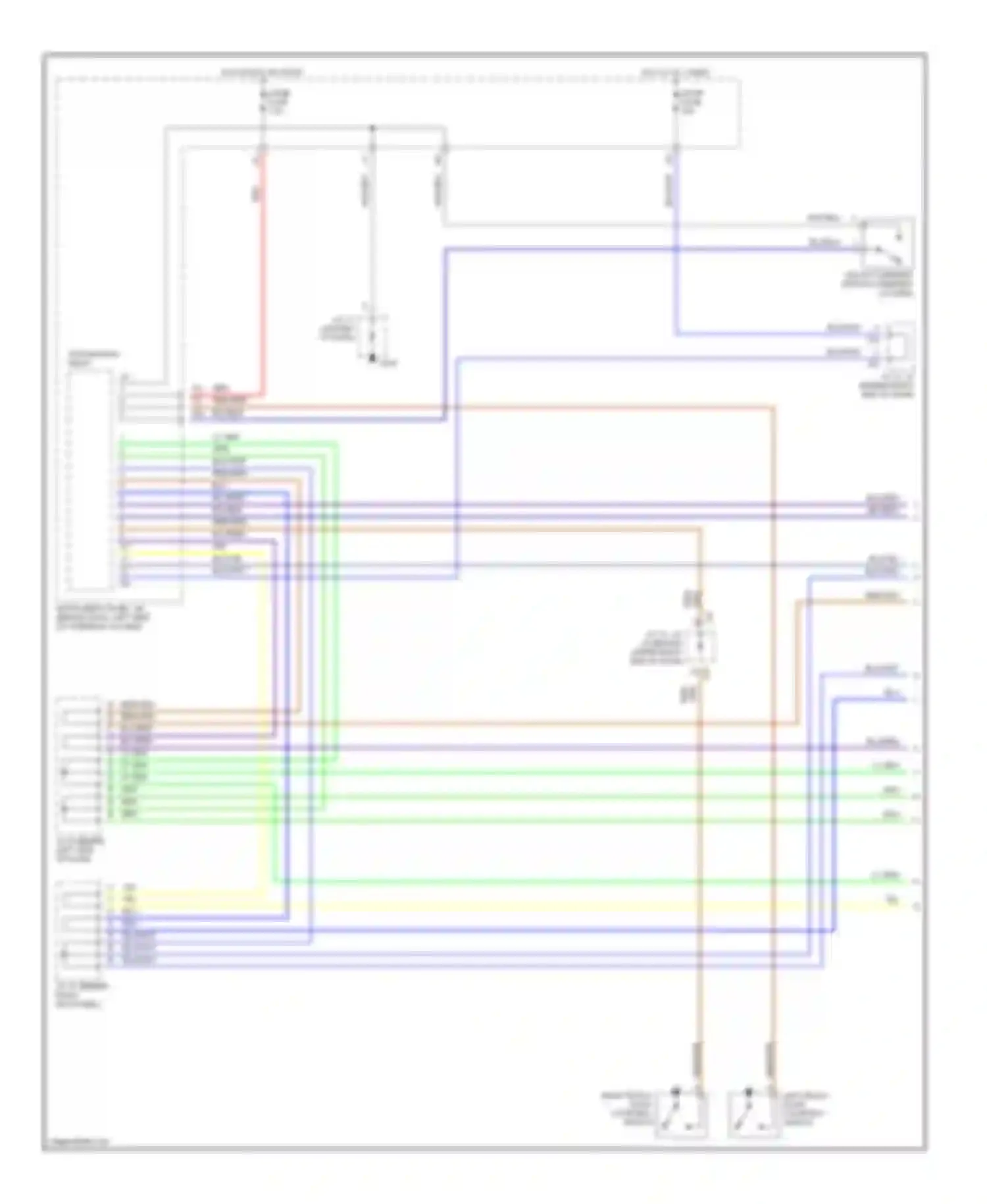 Camry Toyota XV20 (1994-2002): 2.2l, power door lock circuit, without keyless entry (1 of 2)