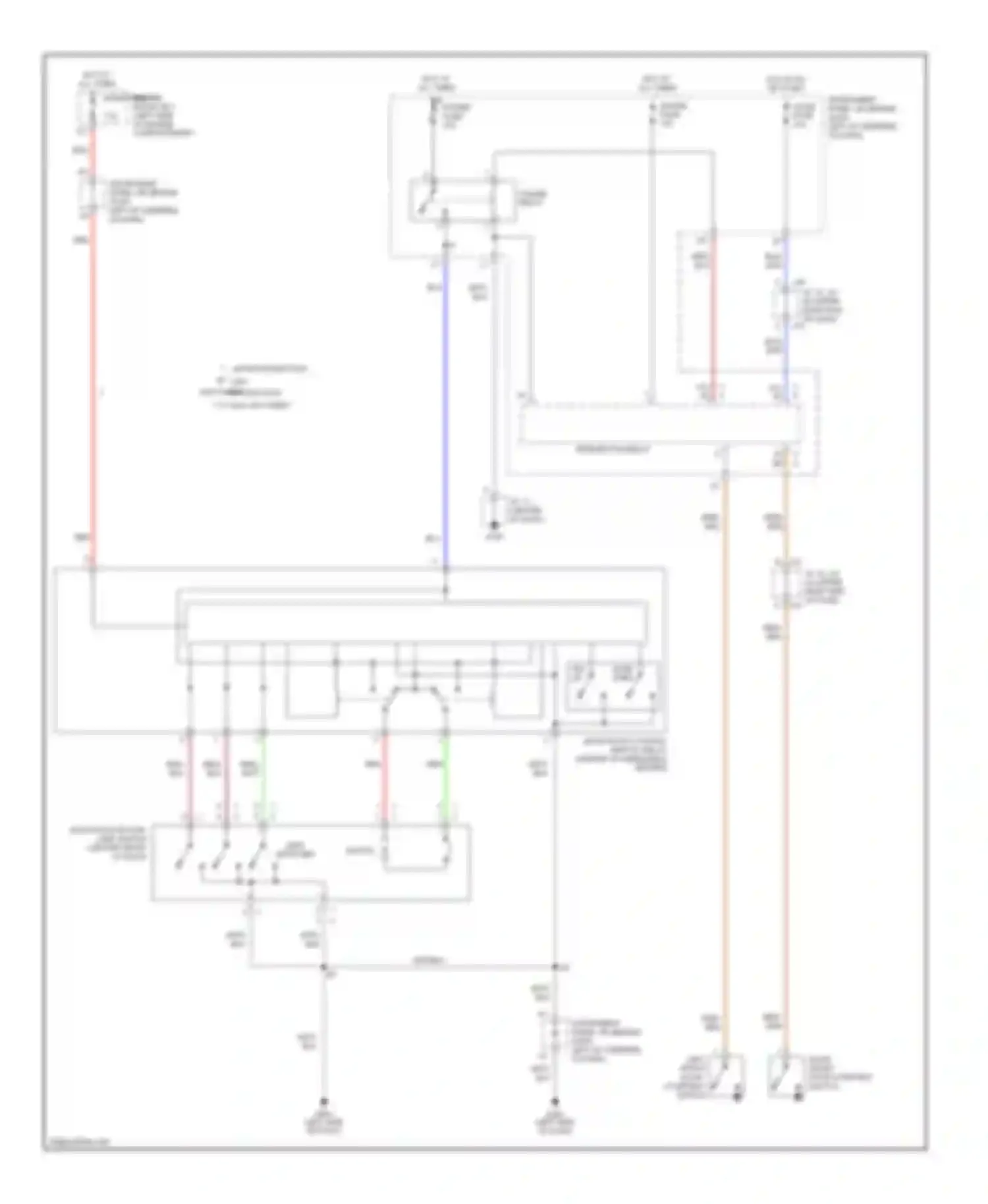 Camry Toyota XV20 (1994-2002): Moonroof circuit
