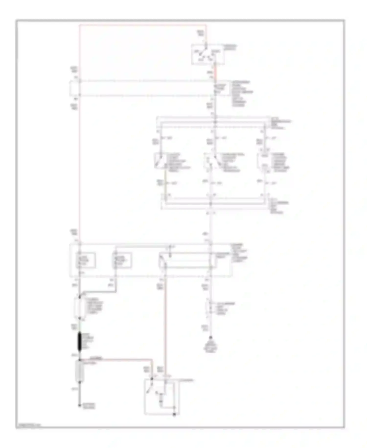 Camry Toyota XV20 (1994-2002): Starting circuit