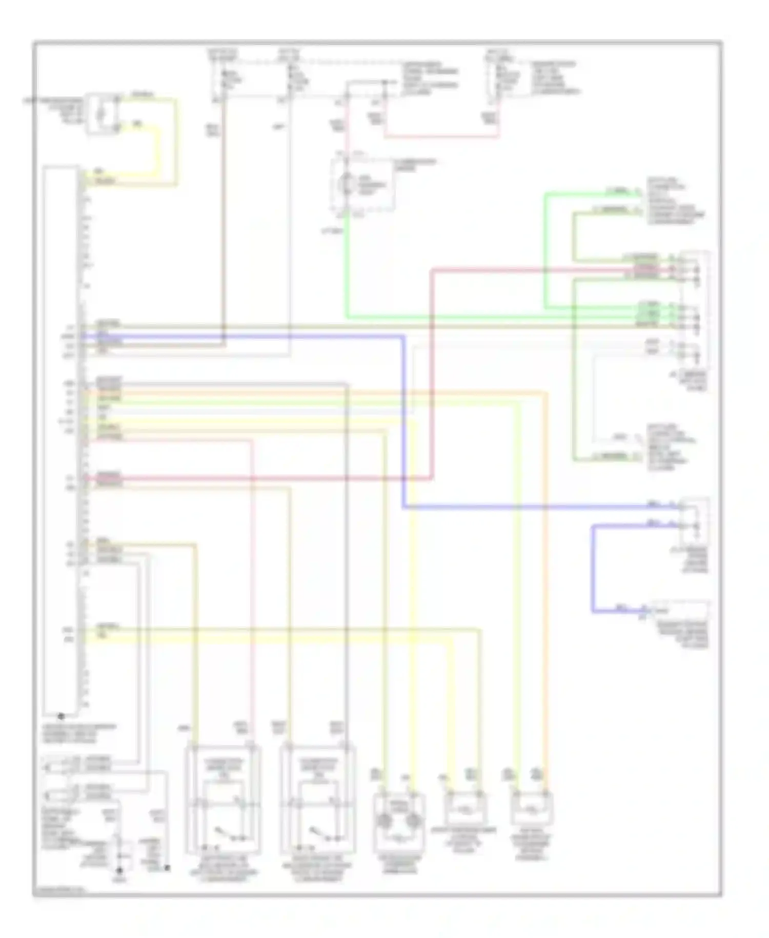 Camry Toyota XV20 (1994-2002): 2.2l cng, supplemental restraint circuit