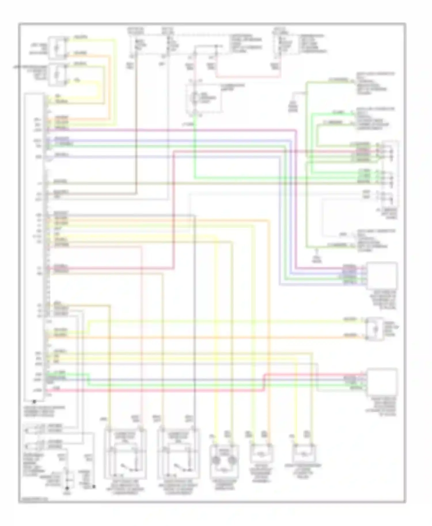 Camry Toyota XV20 (1994-2002): 2.2l, supplemental restraint circuit