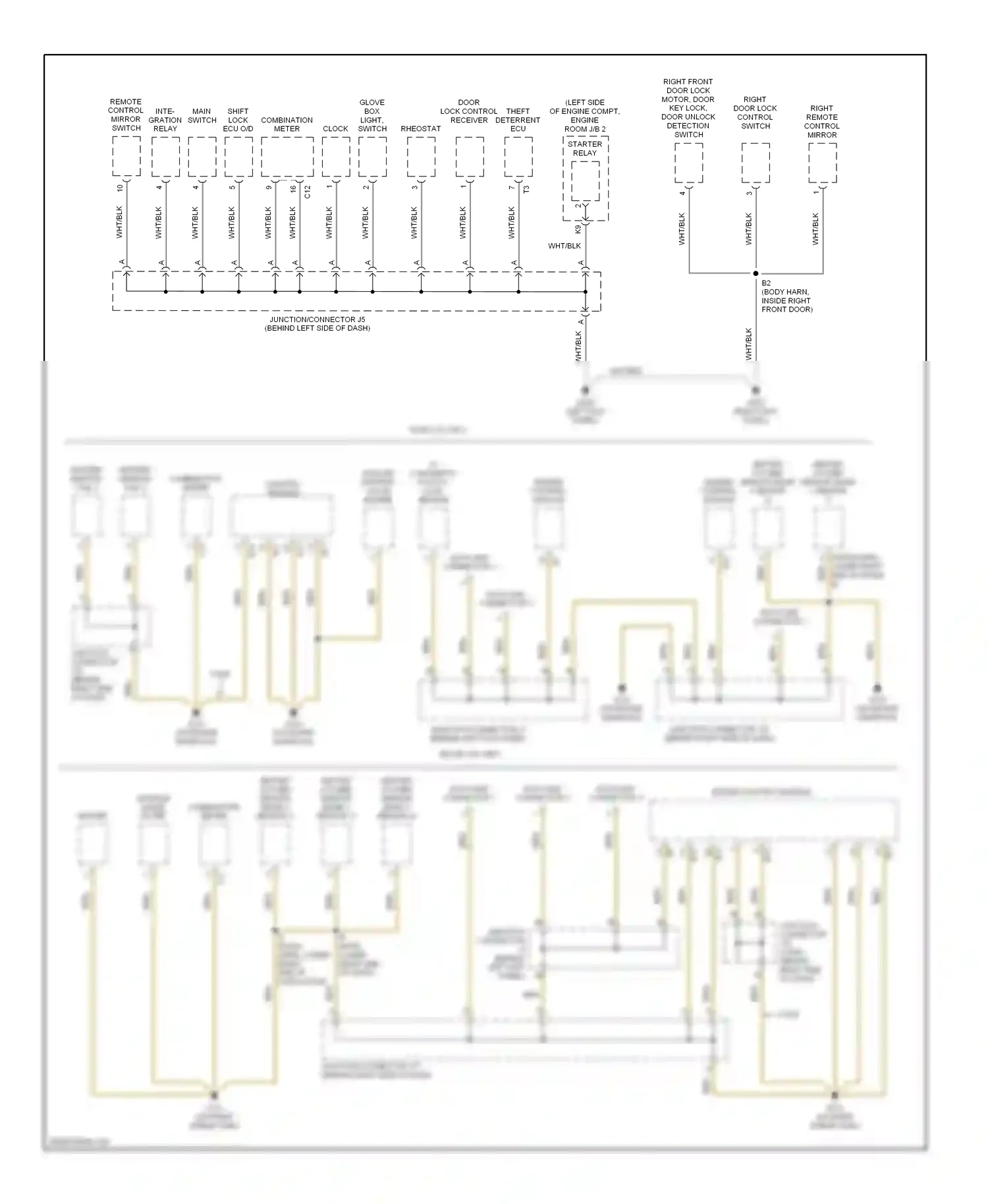 Wiring diagram idle air control valve engine control module for Toyota Camry XV20 (1994-2002) (1 of 1)