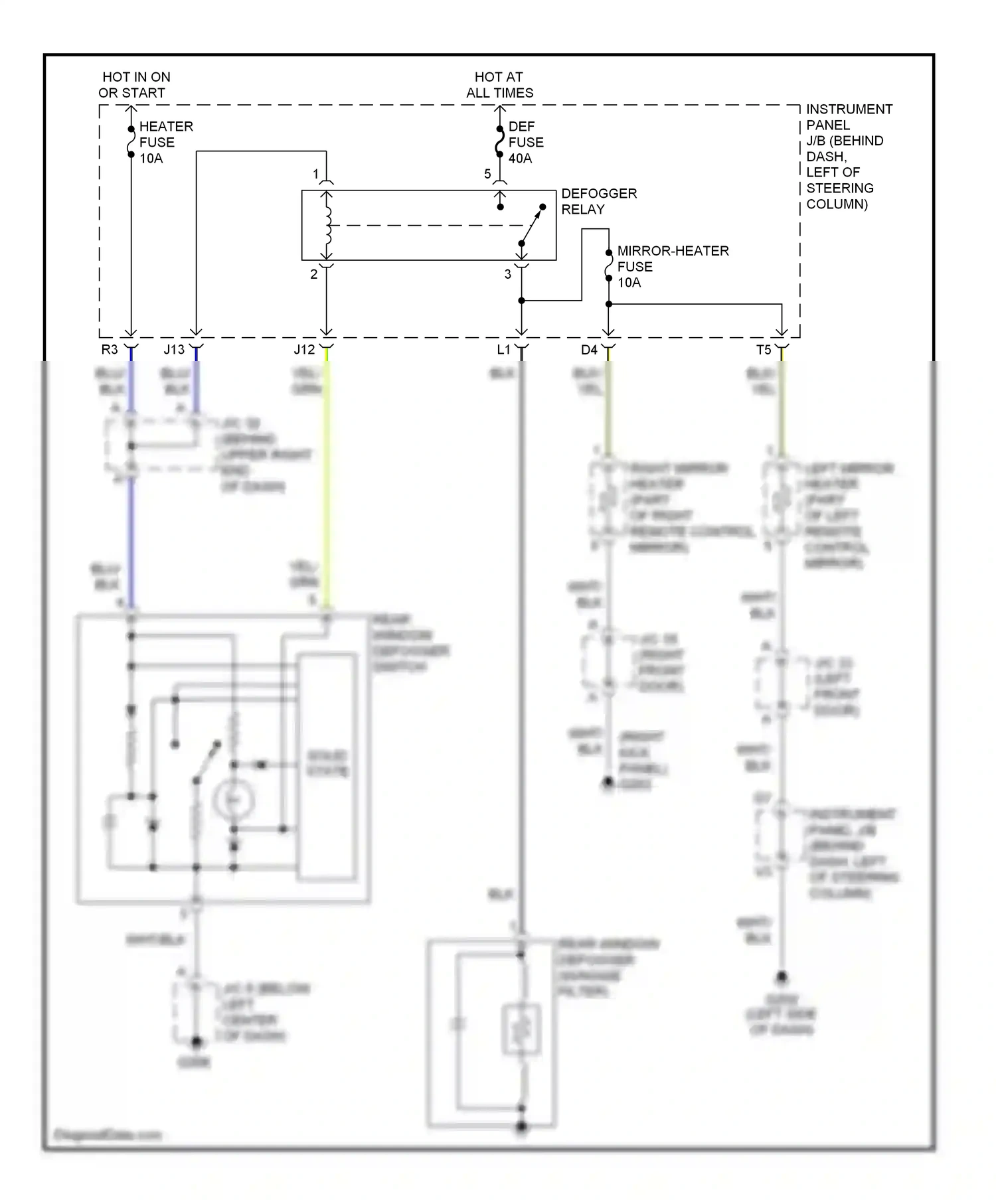 Wiring diagram solid state for Toyota Camry XV20 (1994-2002) (1 of 12)