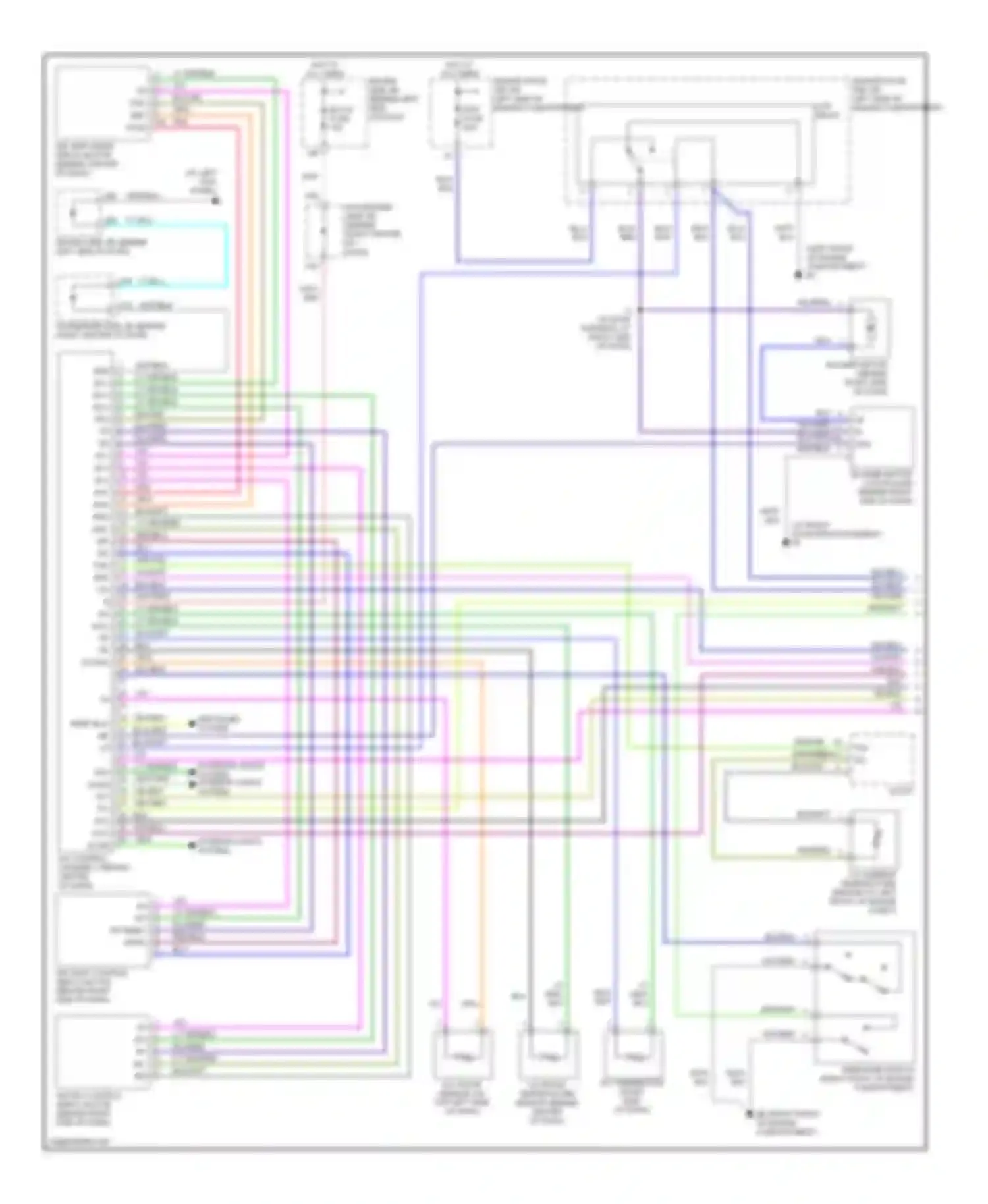 Camry Toyota XV30 (2001-2006): 2.4l, automatic a/c circuit (1 of 2)