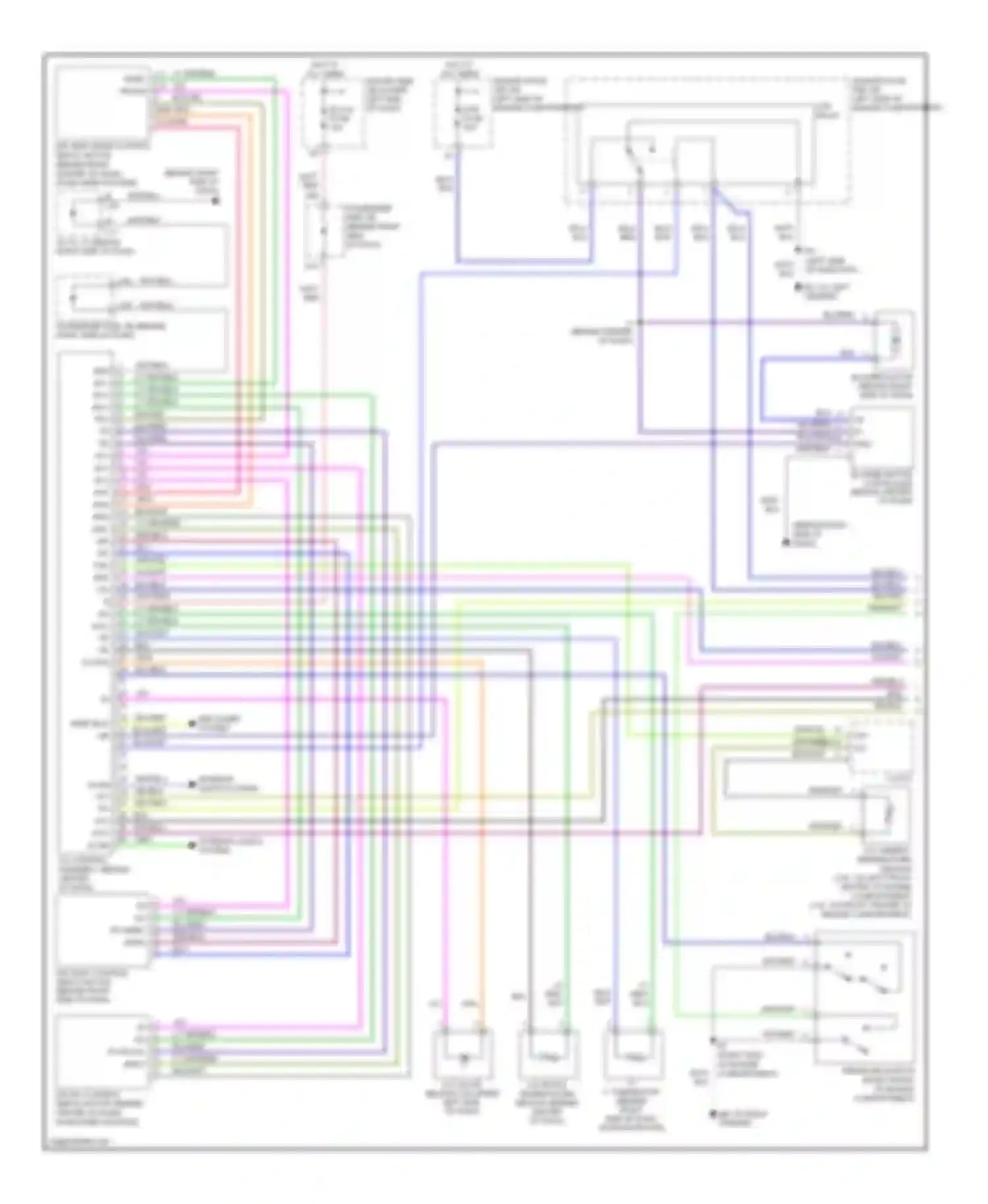 Camry Toyota XV30 (2001-2006): Automatic a/c circuit (1 of 2)