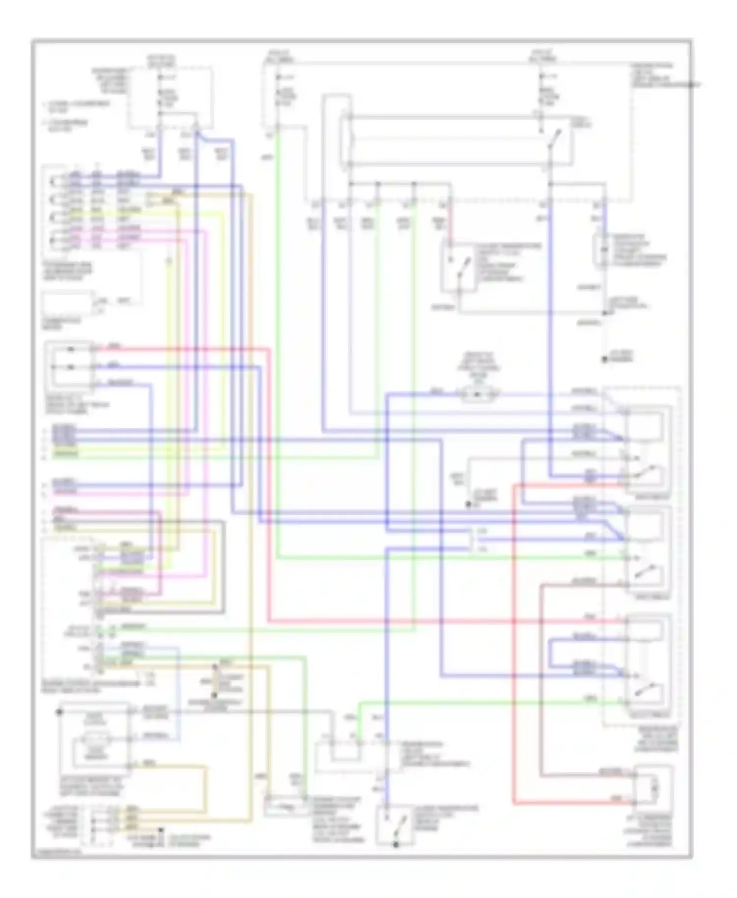 Camry Toyota XV30 (2001-2006): Automatic a/c circuit (2 of 2)