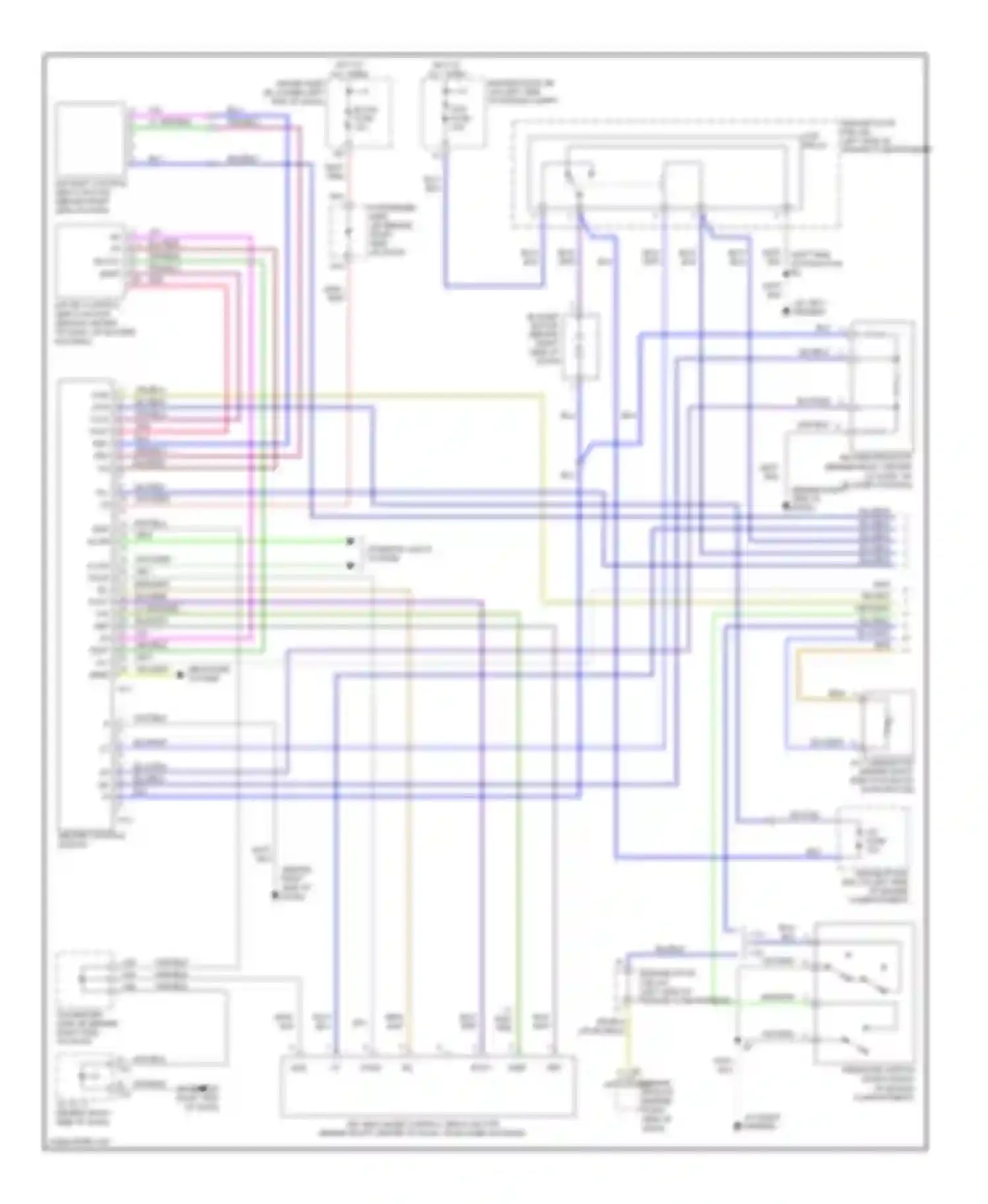 Camry Toyota XV30 (2001-2006): Manual a/c circuit (1 of 2)