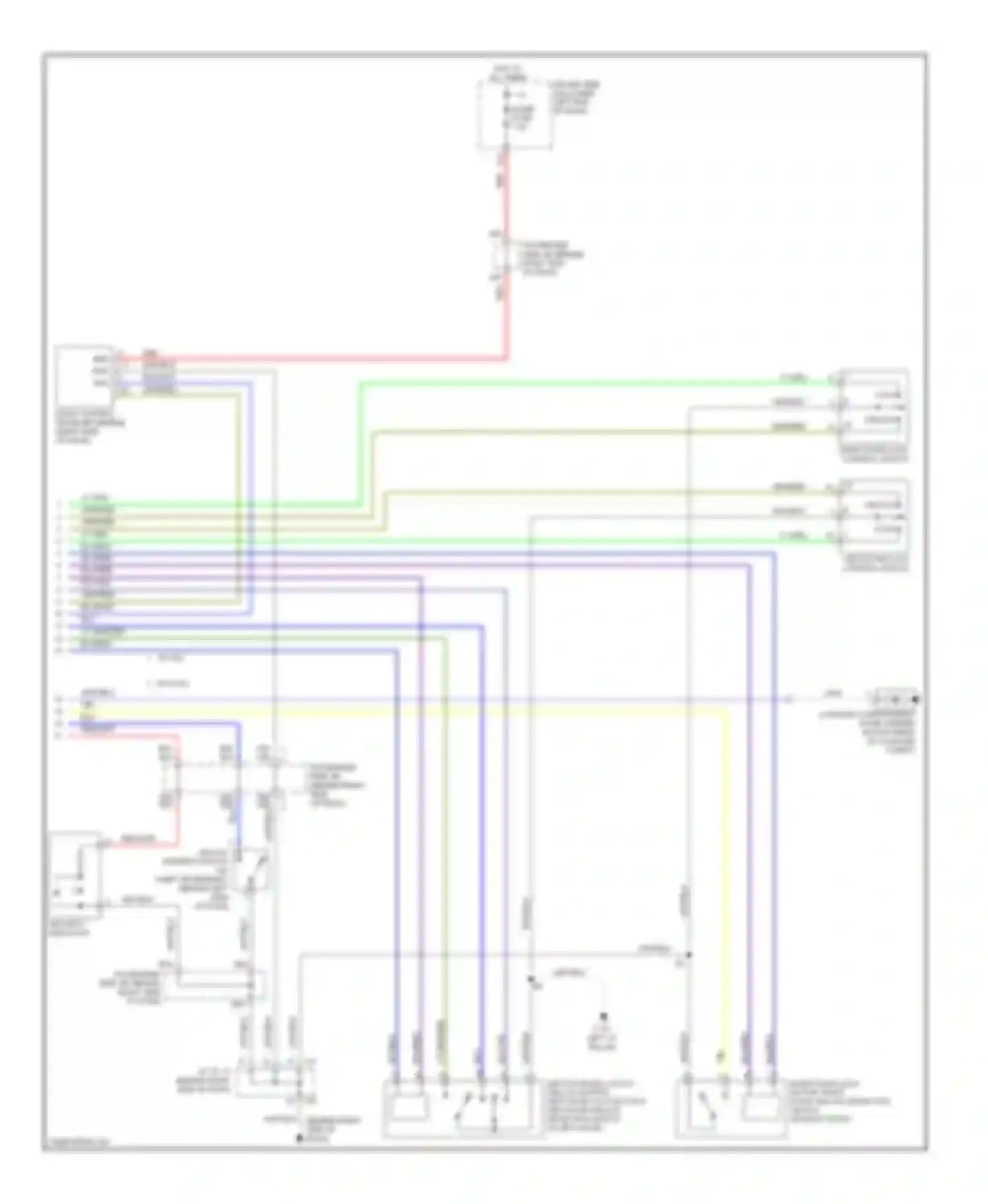Camry Toyota XV30 (2001-2006): Forced entry circuit, convertible (2 of 2)