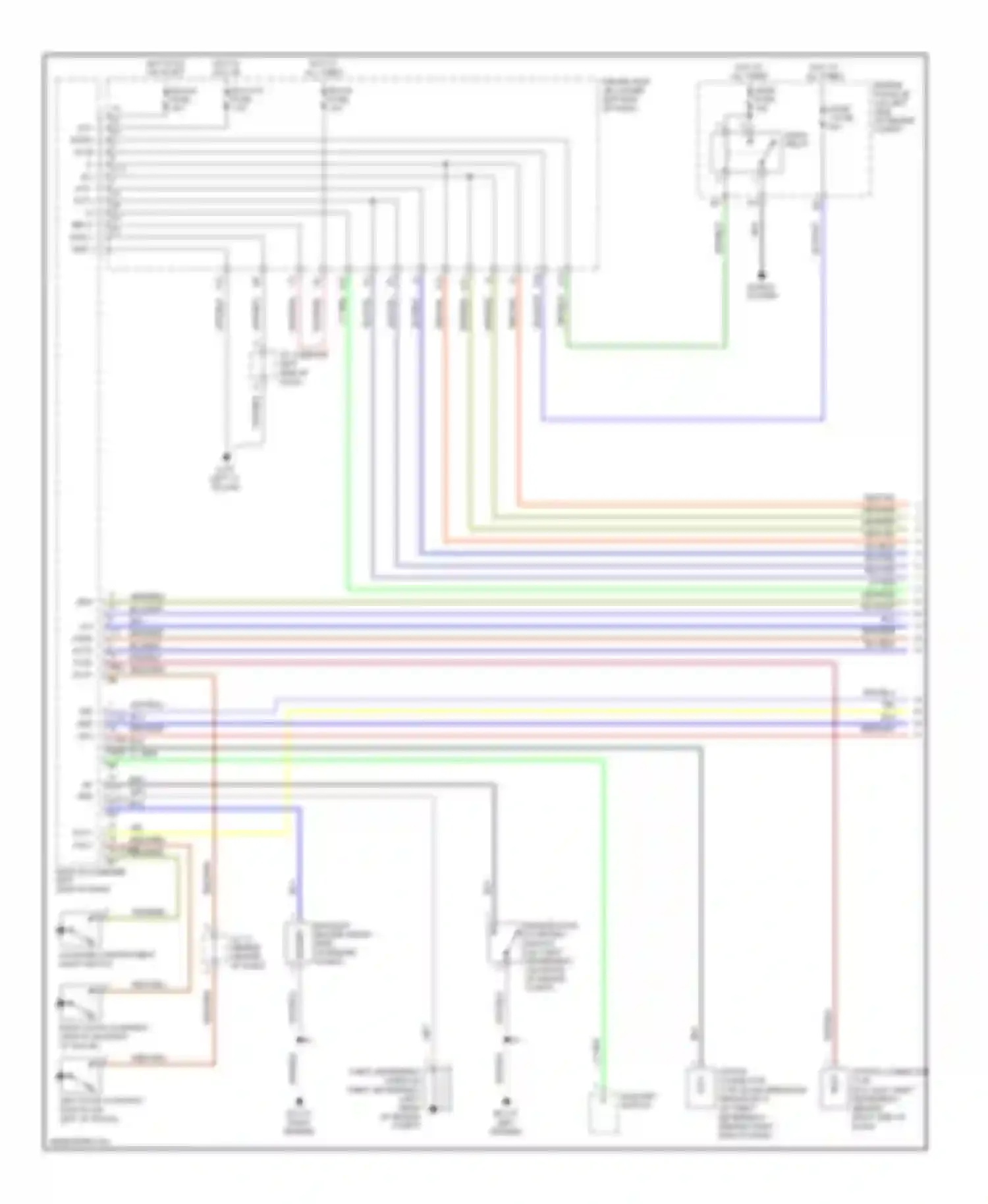 Camry Toyota XV30 (2001-2006): Forced entry circuit, coupe (1 of 2)