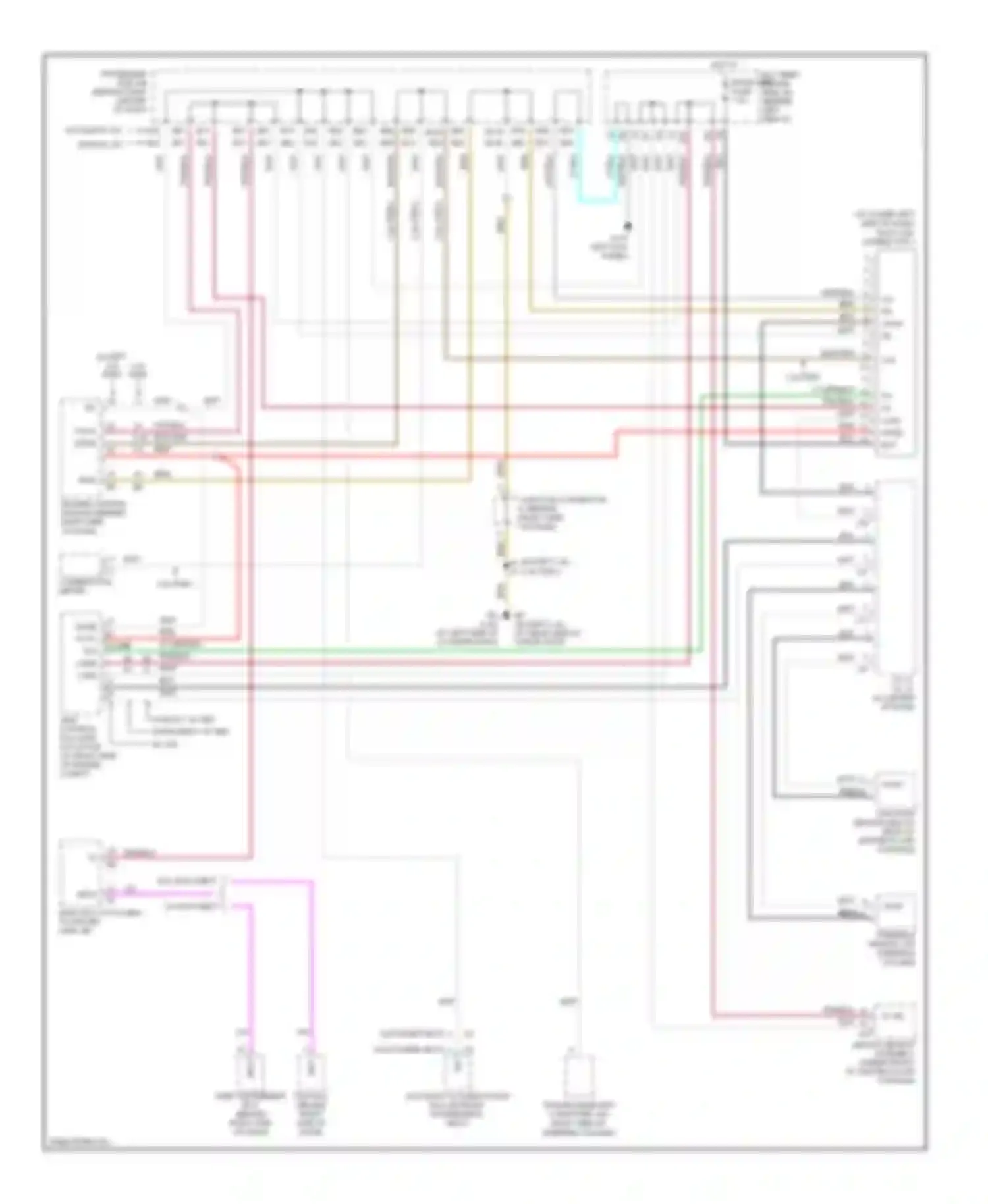 Camry Toyota XV30 (2001-2006): Computer data lines circuit