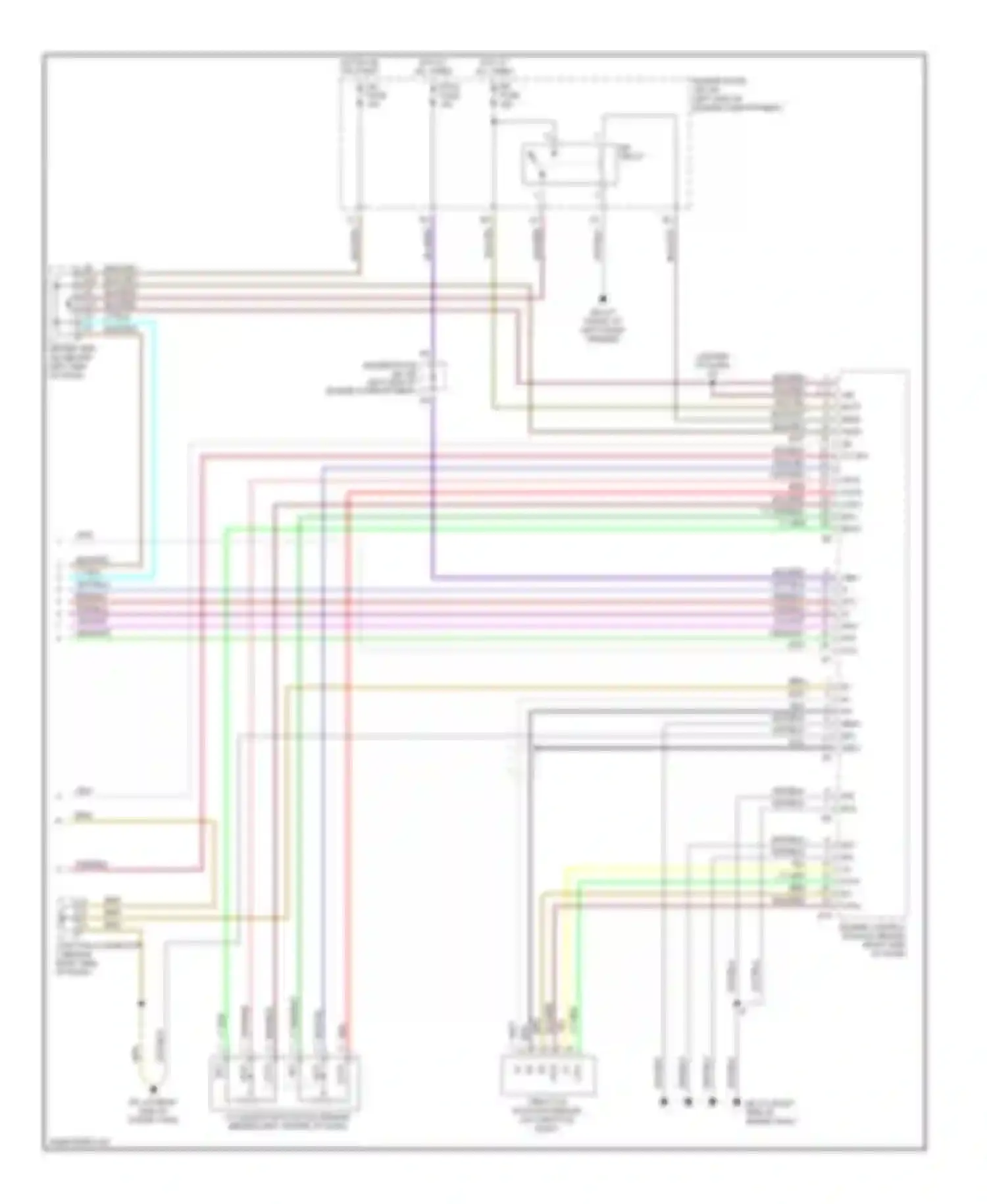 Camry Toyota XV30 (2001-2006): 3.3l, cruise control circuit (2 of 2)