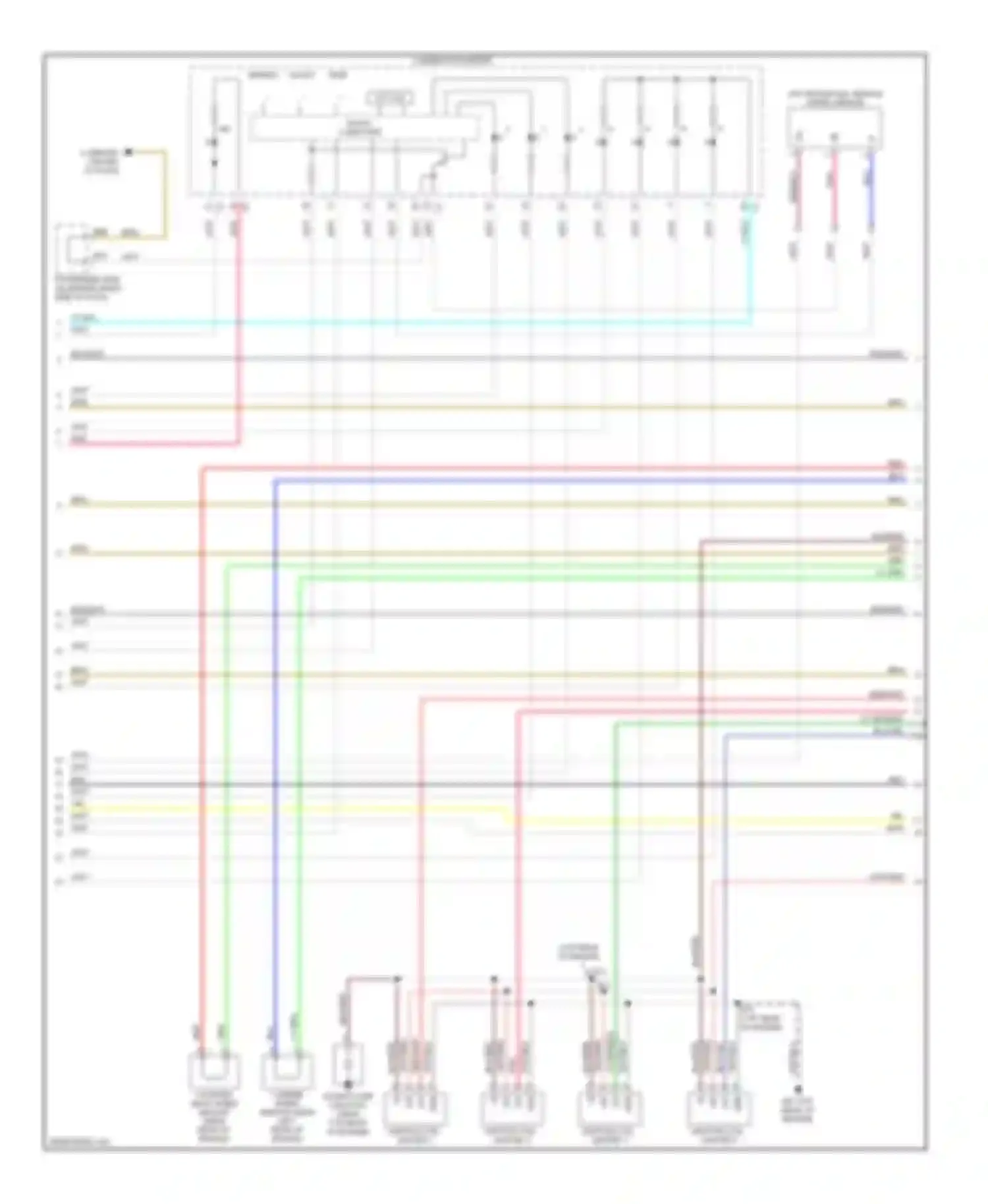 Camry Toyota XV30 (2001-2006): Wiring diagram engine performance 2.4l (4 of 6)