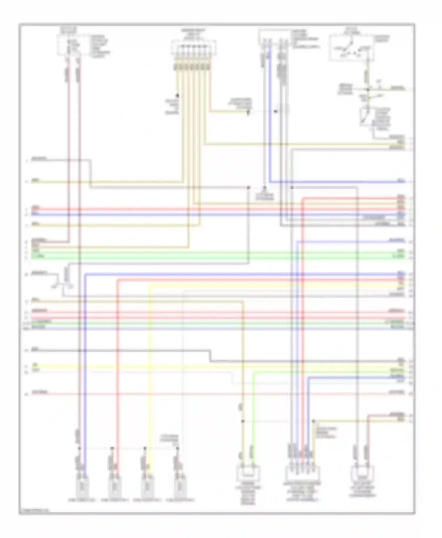 Camry Toyota XV30 (2001-2006): Wiring diagram engine performance 2.4l (5 of 6)