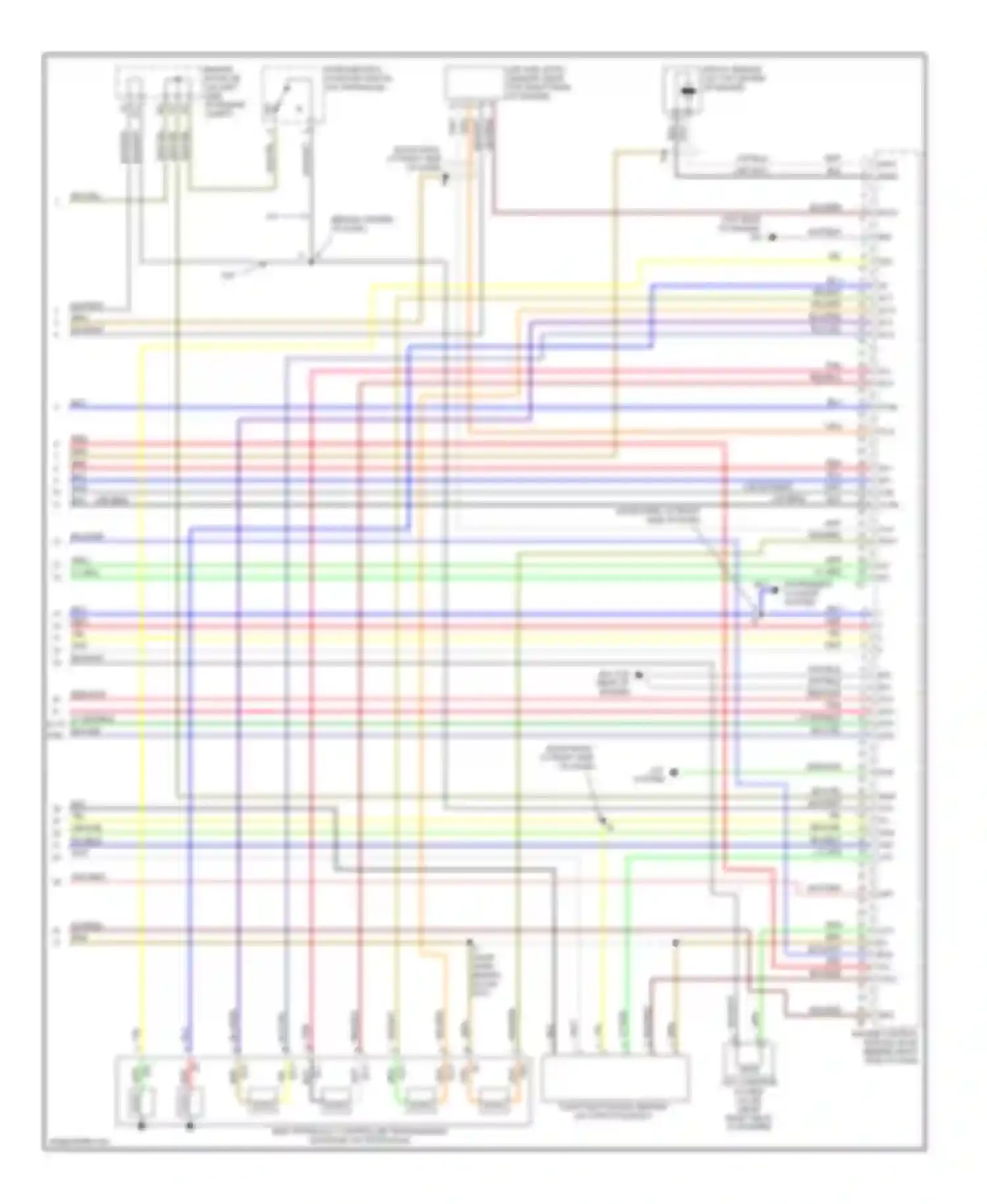 Camry Toyota XV30 (2001-2006): Wiring diagram engine performance 2.4l (6 of 6)