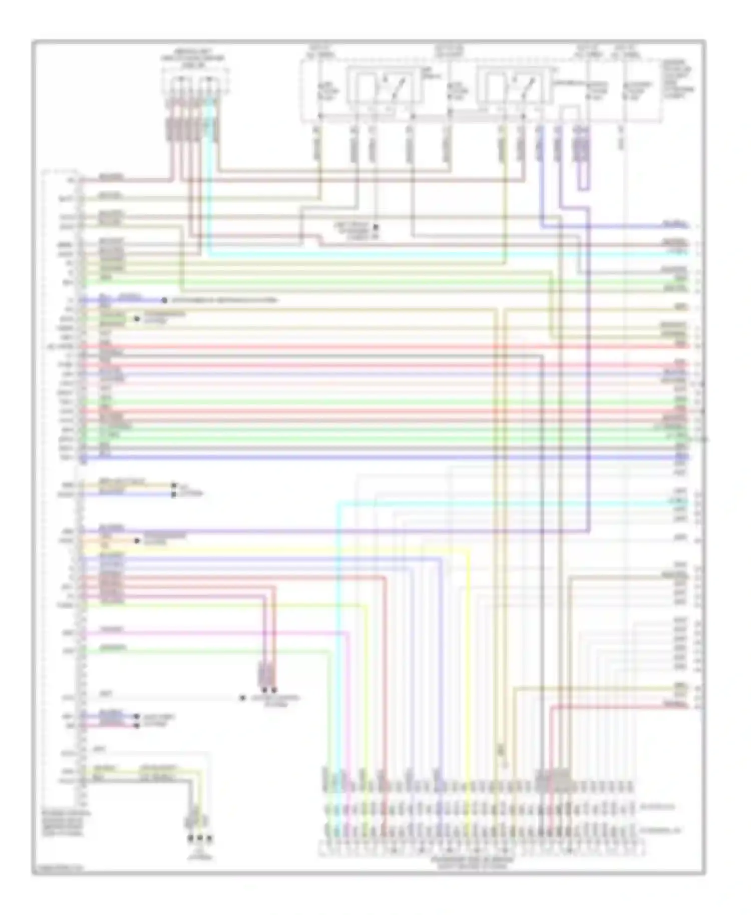 Camry Toyota XV30 (2001-2006): Wiring diagram engine performance 2.4l, except pzev (1 of 6)