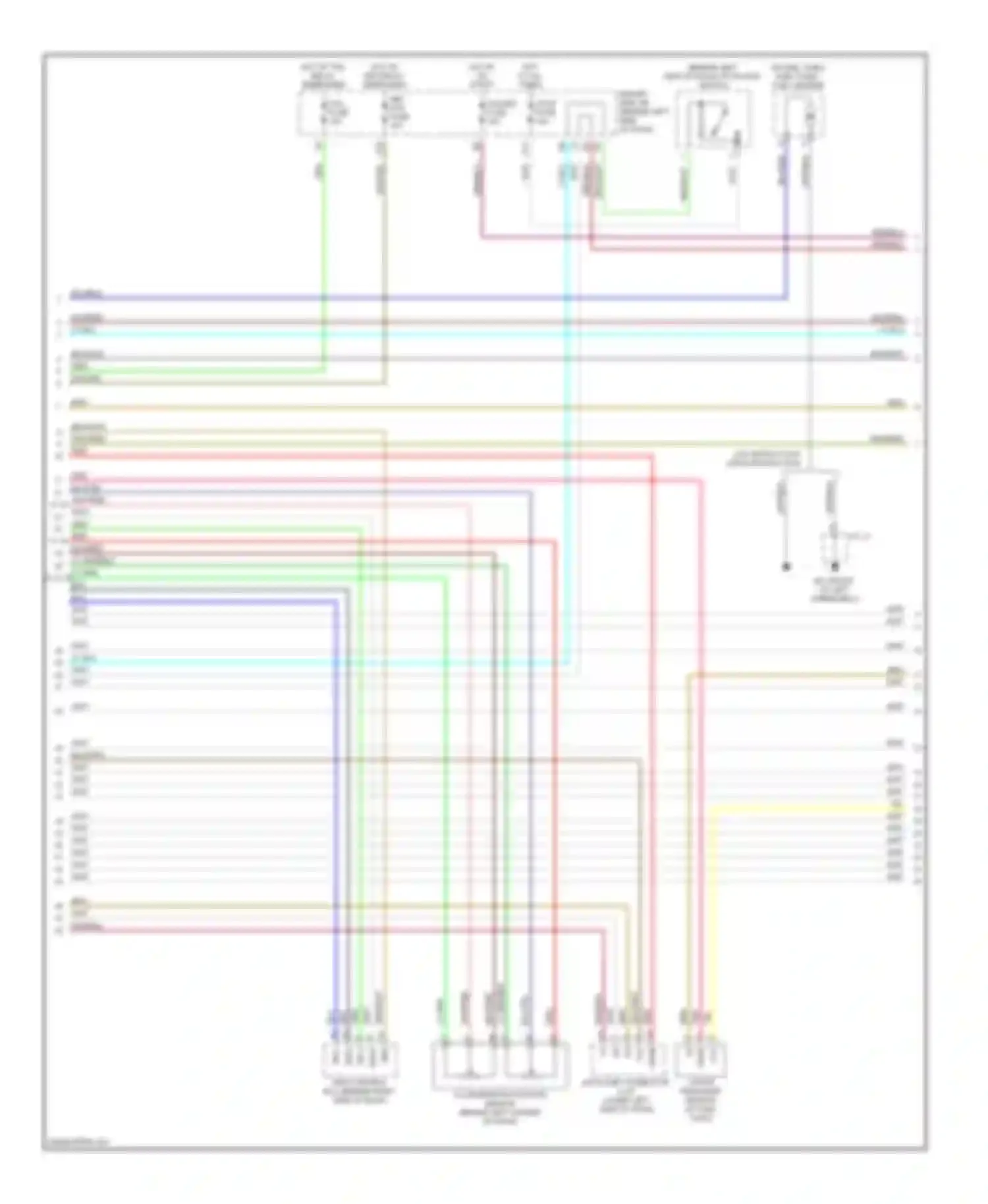 Camry Toyota XV30 (2001-2006): Wiring diagram engine performance 2.4l, except pzev (2 of 6)