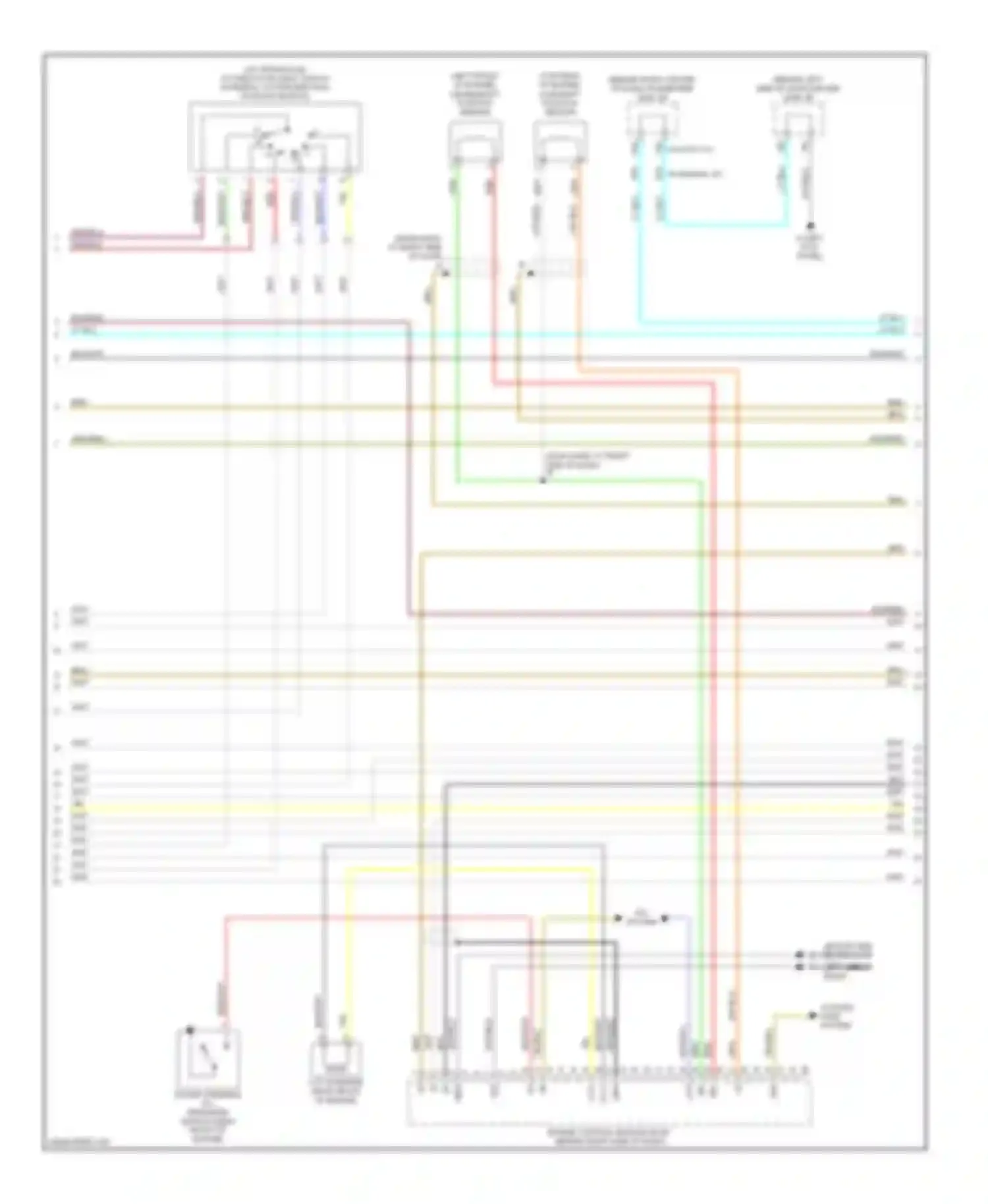 Camry Toyota XV30 (2001-2006): Wiring diagram engine performance 2.4l, except pzev (3 of 6)
