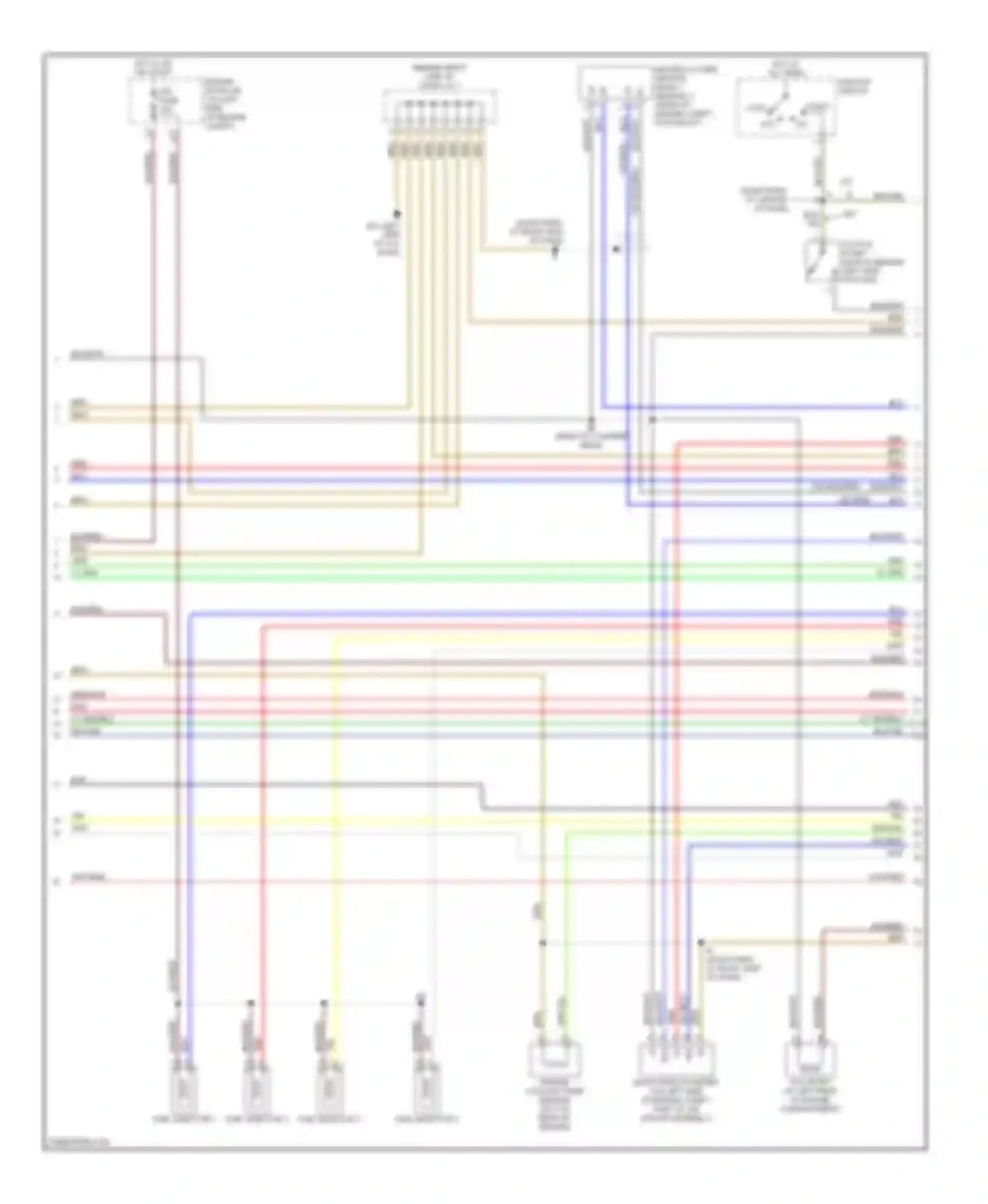 Camry Toyota XV30 (2001-2006): Wiring diagram engine performance 2.4l, except pzev (5 of 6)