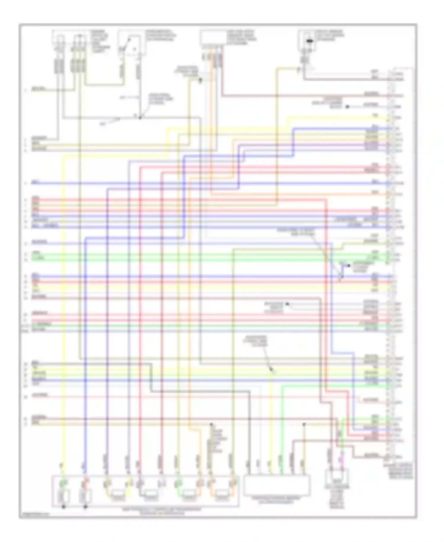 Camry Toyota XV30 (2001-2006): Wiring diagram engine performance 2.4l, except pzev (6 of 6)