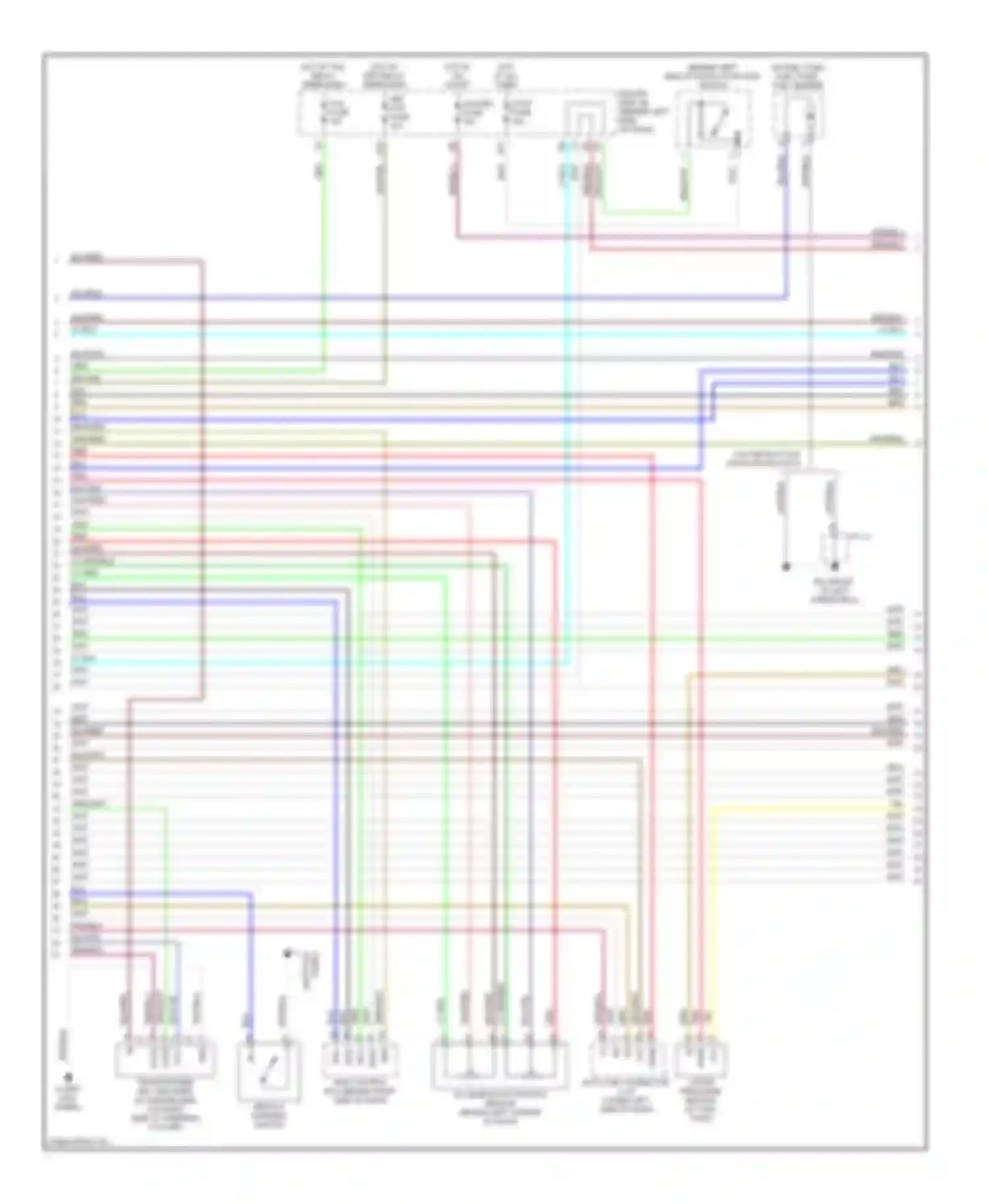 Camry Toyota XV30 (2001-2006): Wiring diagram engine performance 2.4l, pzev (2 of 6)