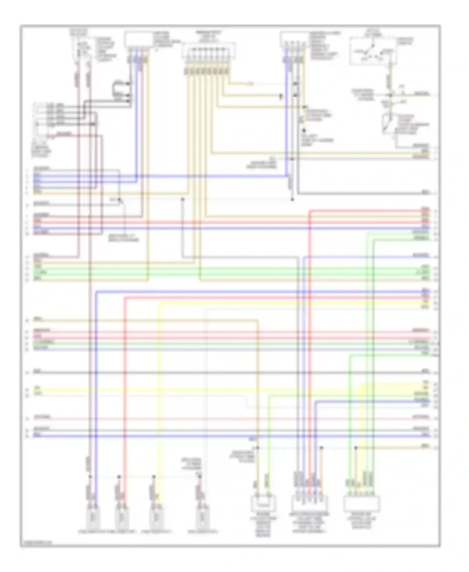 Camry Toyota XV30 (2001-2006): Wiring diagram engine performance 2.4l, pzev (5 of 6)