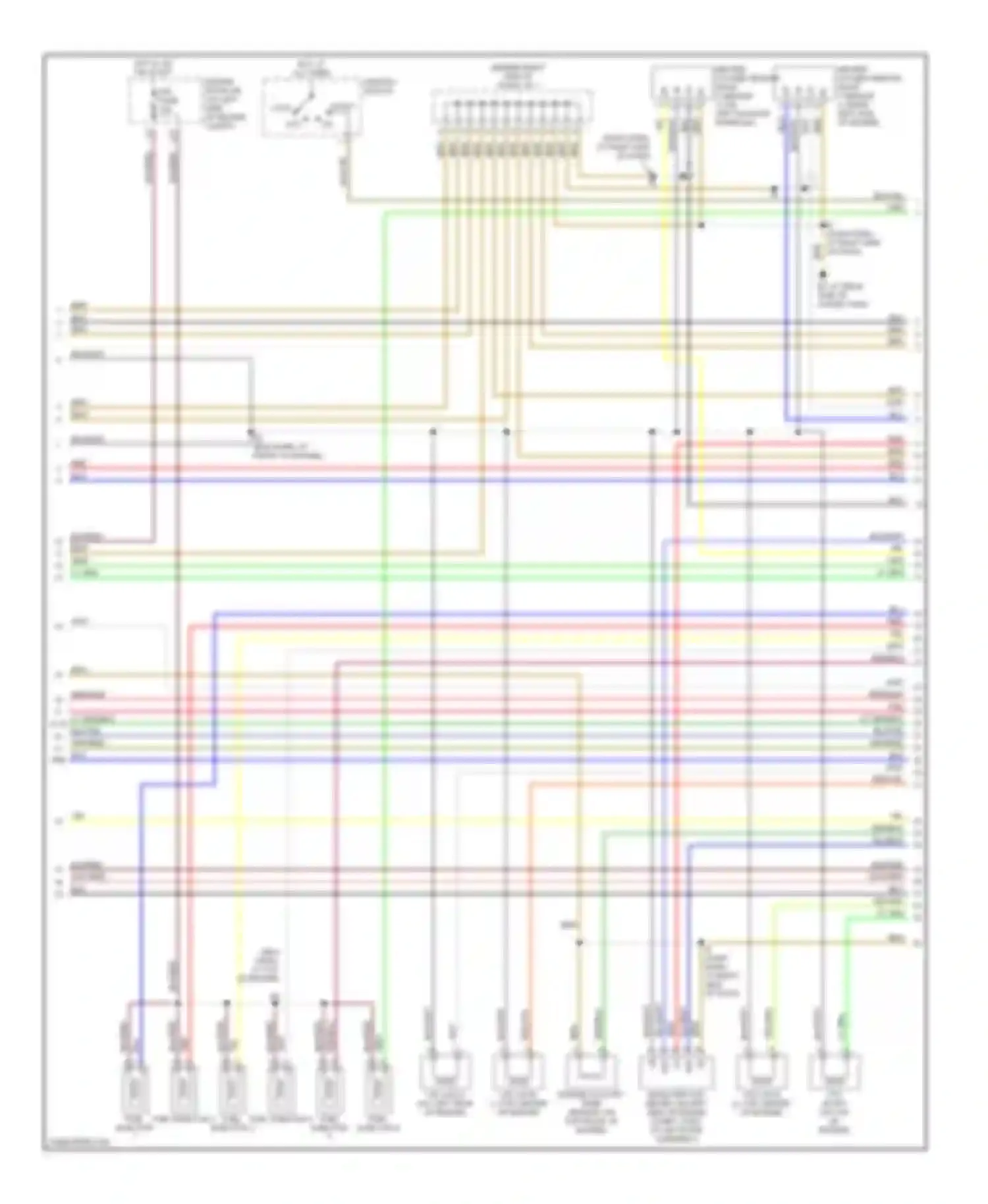 Camry Toyota XV30 (2001-2006): Wiring diagram engine performance 3.0l (5 of 6)