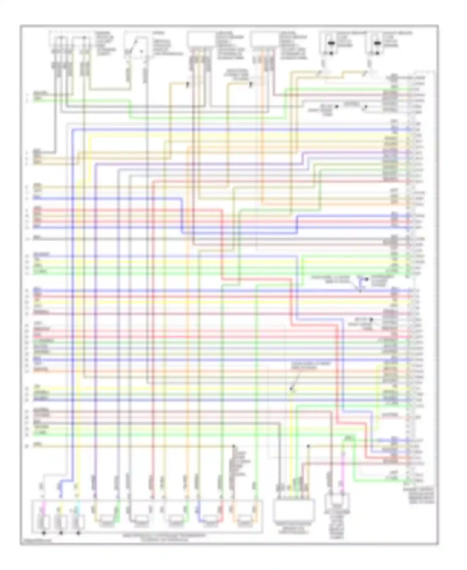 Camry Toyota XV30 (2001-2006): Wiring diagram engine performance 3.0l (6 of 6)