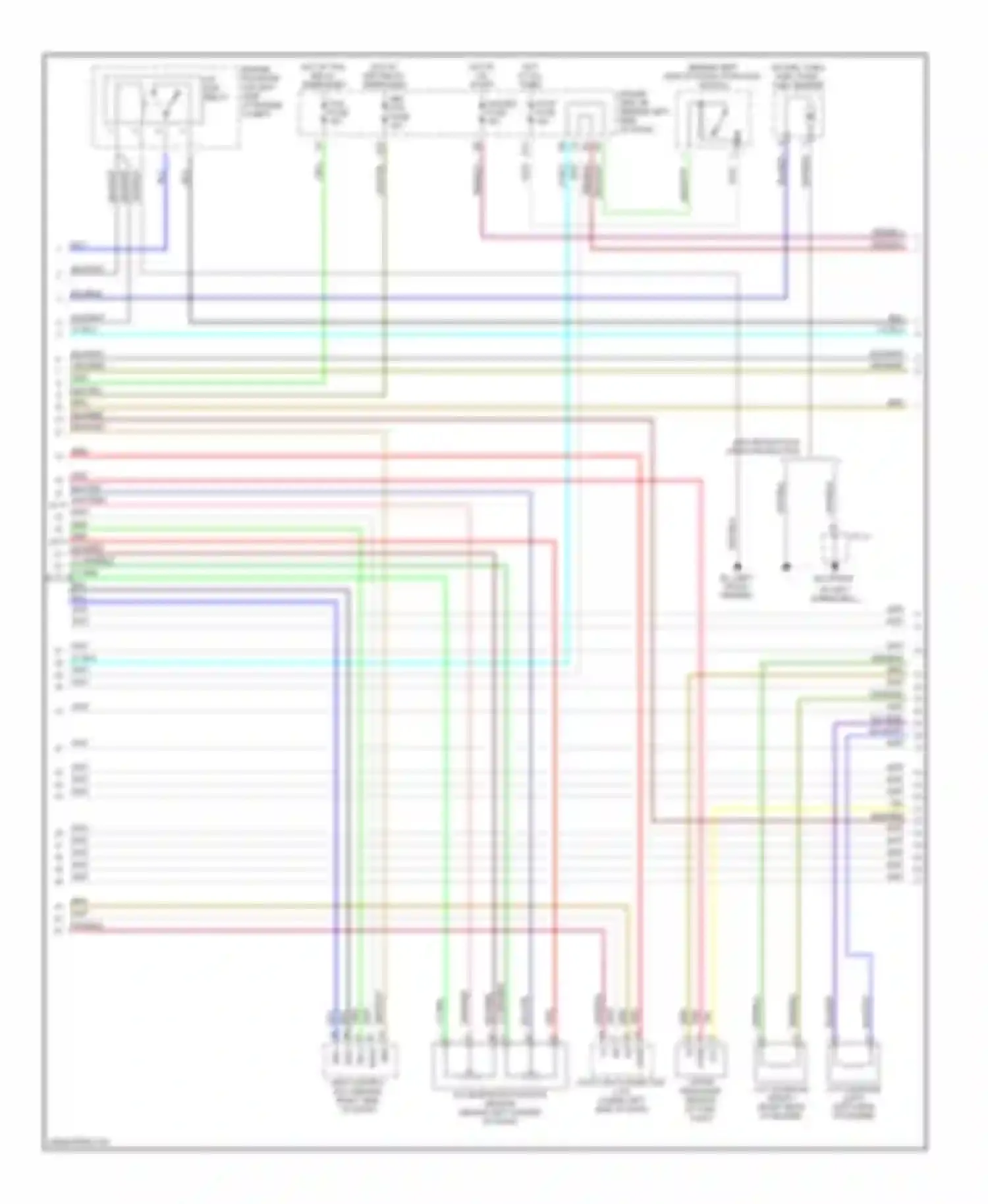 Camry Toyota XV30 (2001-2006): Wiring diagram engine performance 3.3l (2 of 6)