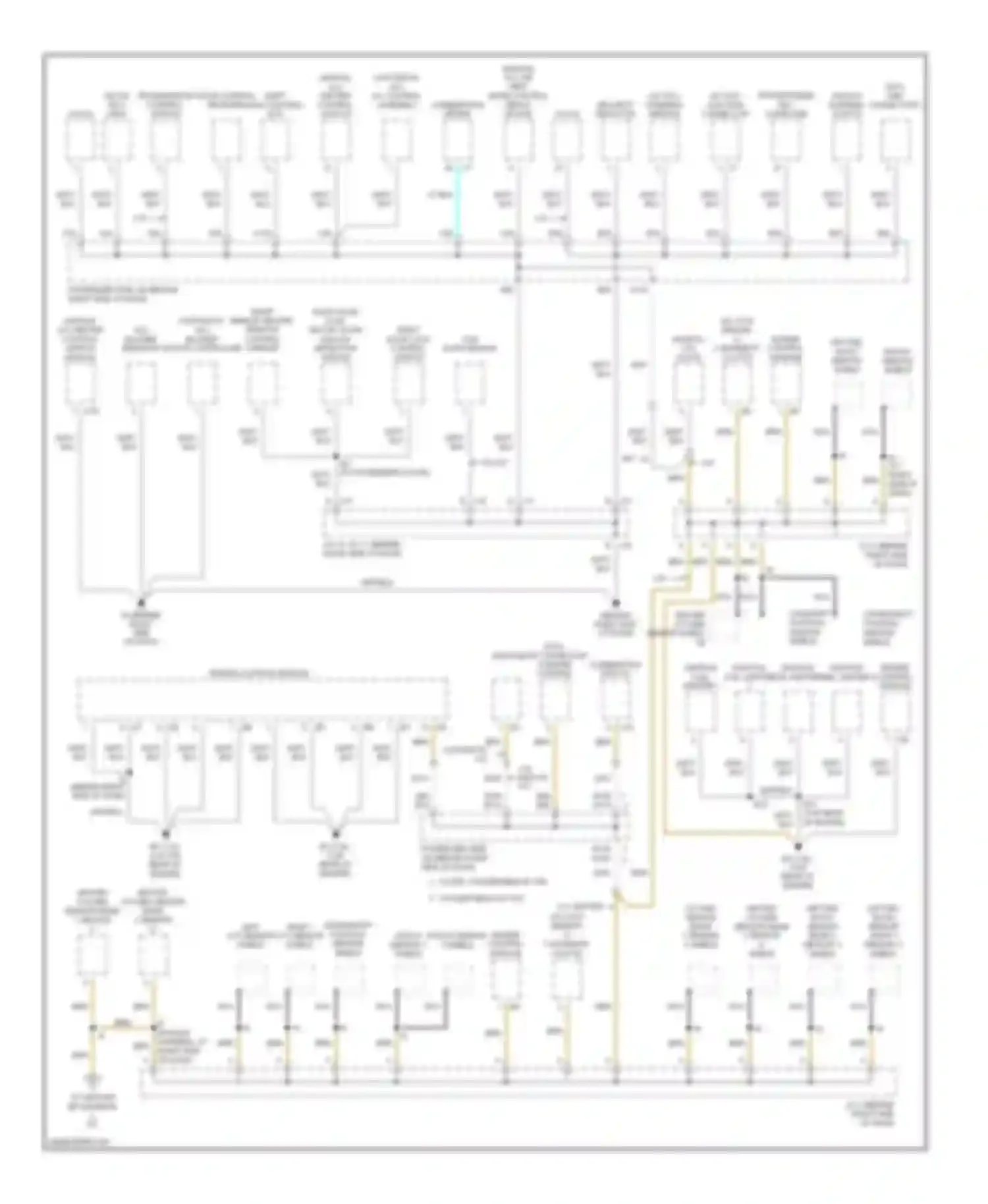 Camry Toyota XV30 (2001-2006): Ground distribution circuit (3 of 3)