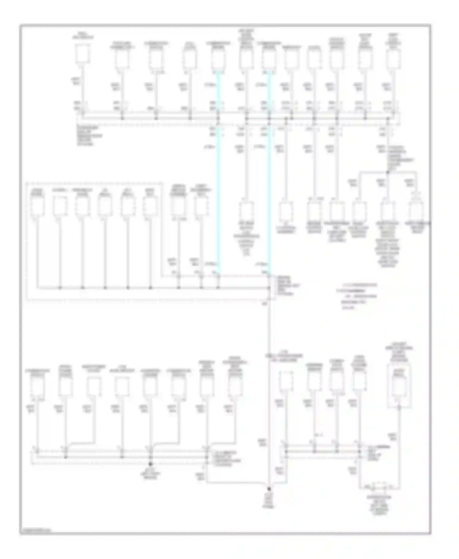 Camry Toyota XV30 (2001-2006): Ground distribution circuit (4 of 4)