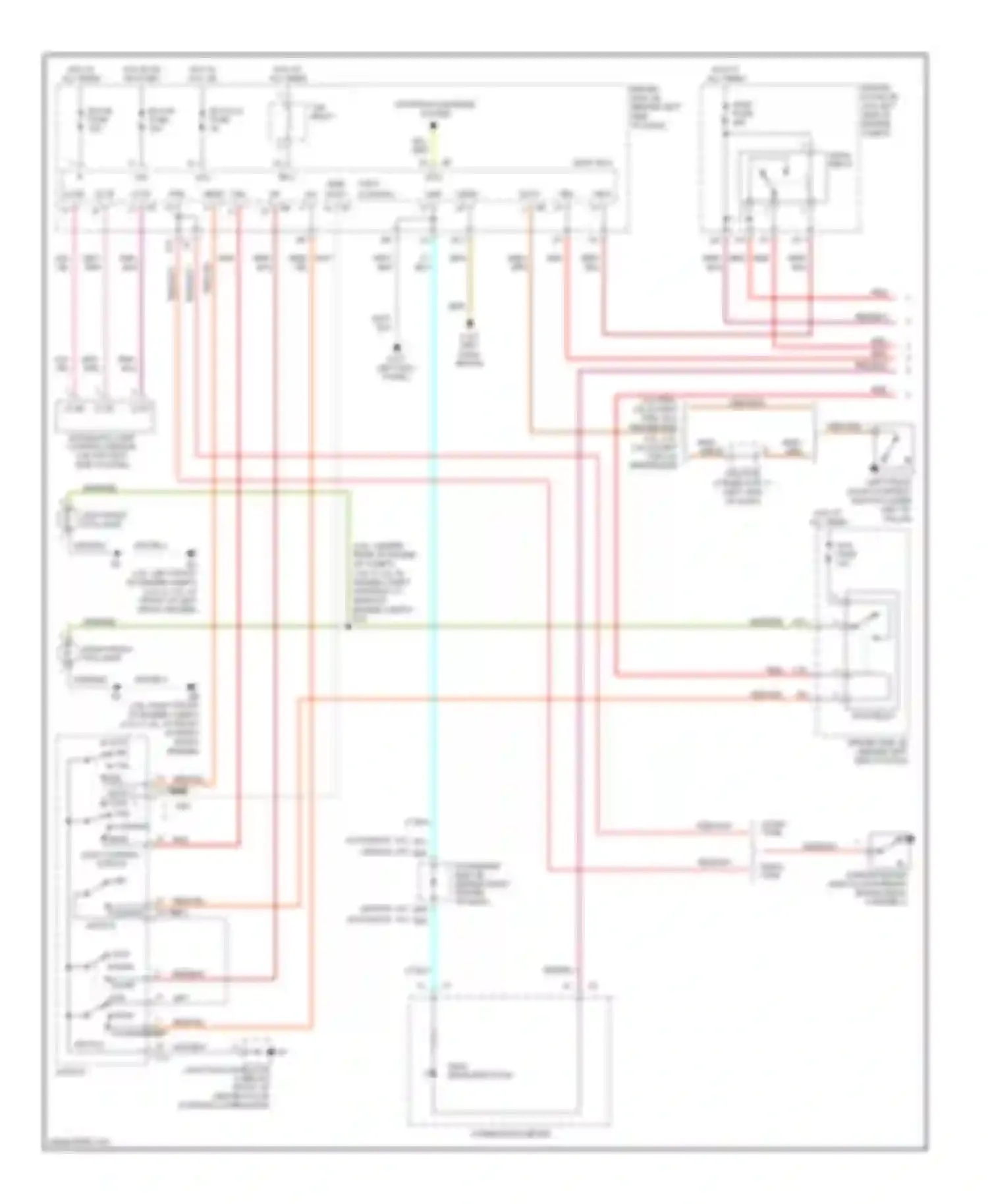 Camry Toyota XV30 (2001-2006): Headlights circuit (1 of 2)