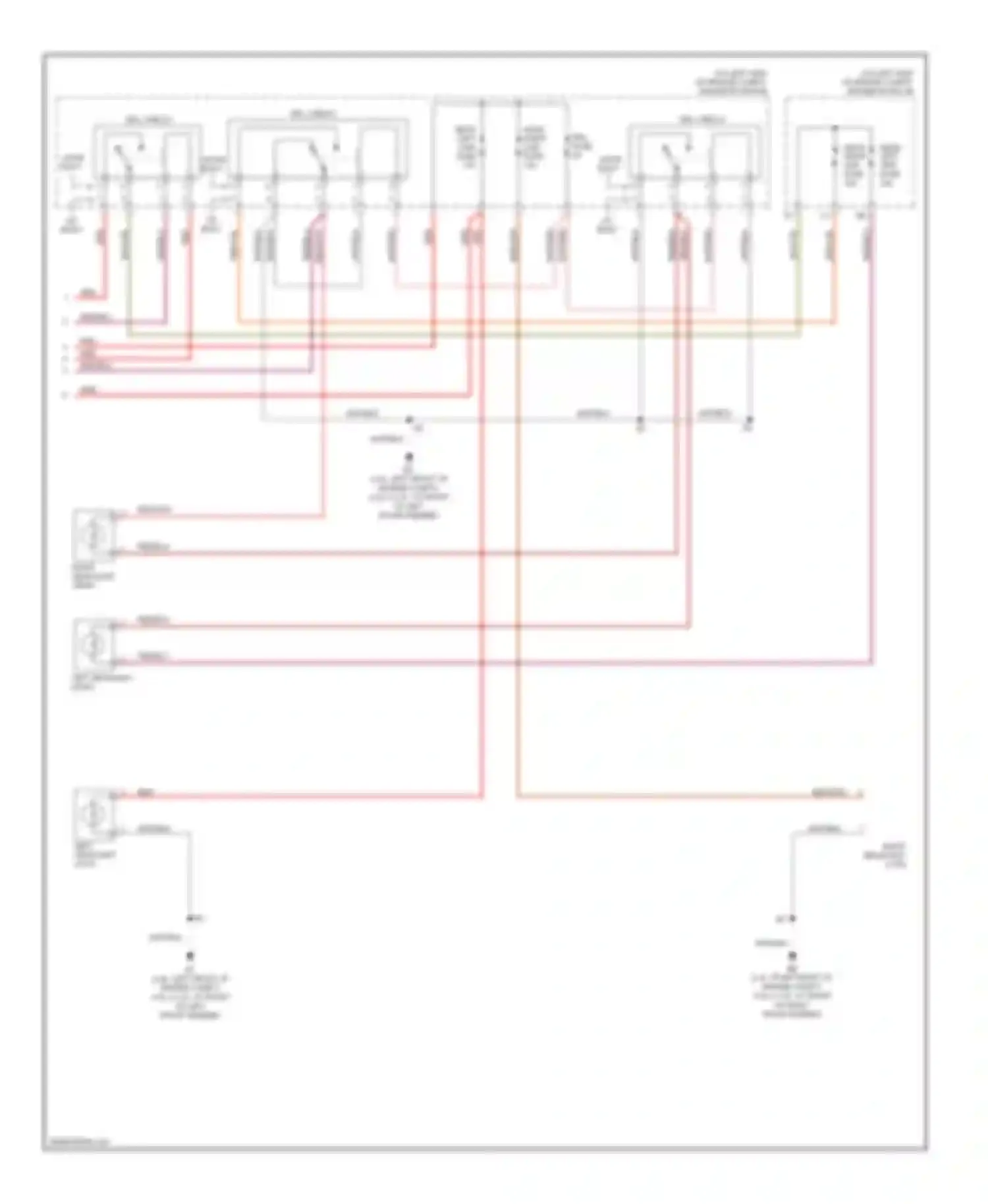 Camry Toyota XV30 (2001-2006): Headlights circuit (2 of 2)