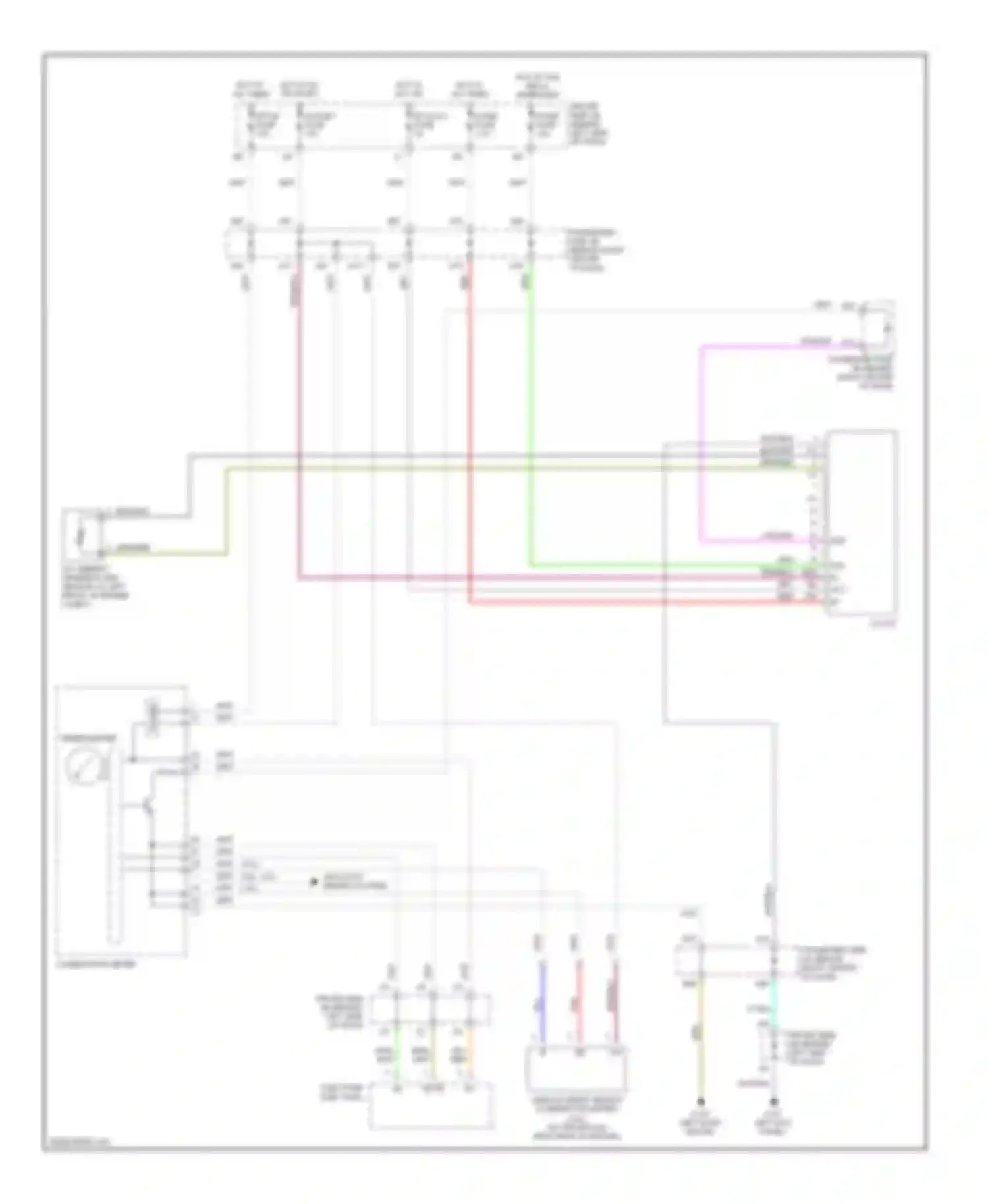 Camry Toyota XV30 (2001-2006): Clock circuit, with manual a/c
