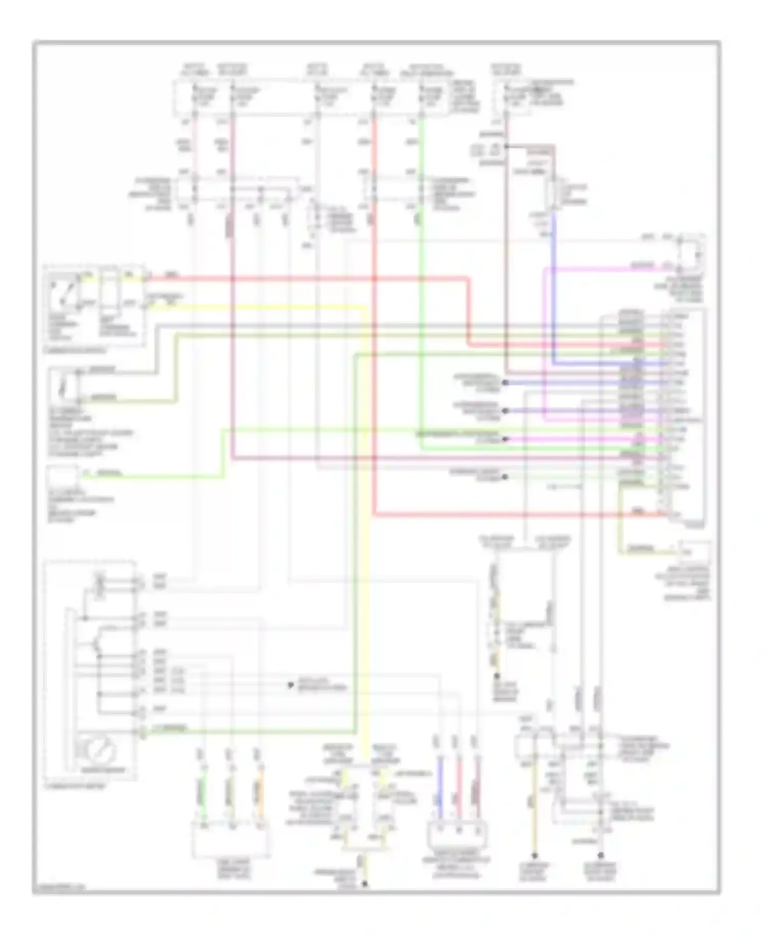 Camry Toyota XV30 (2001-2006): Clock circuit