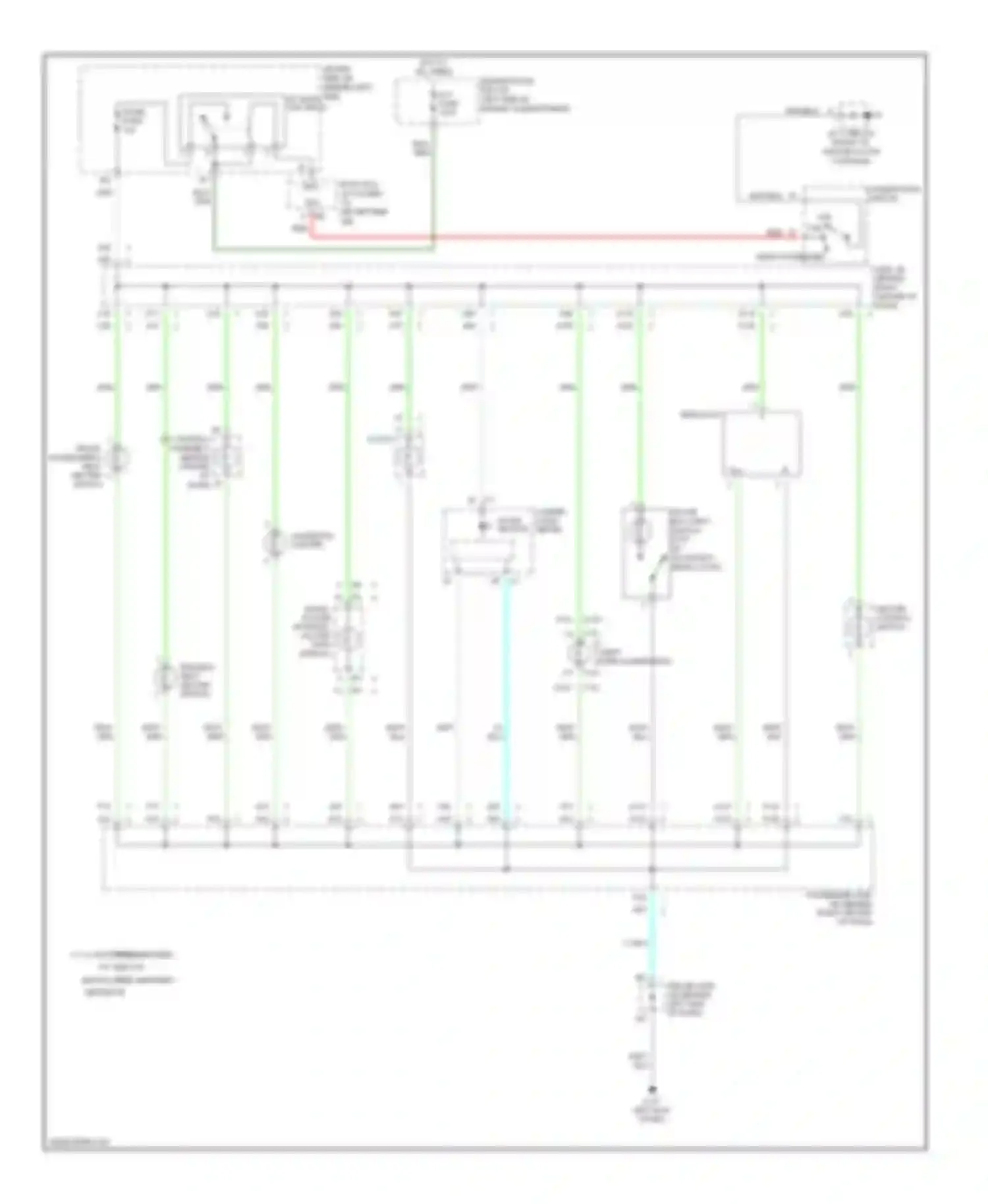 Camry Toyota XV30 (2001-2006): Instrument illumination circuit