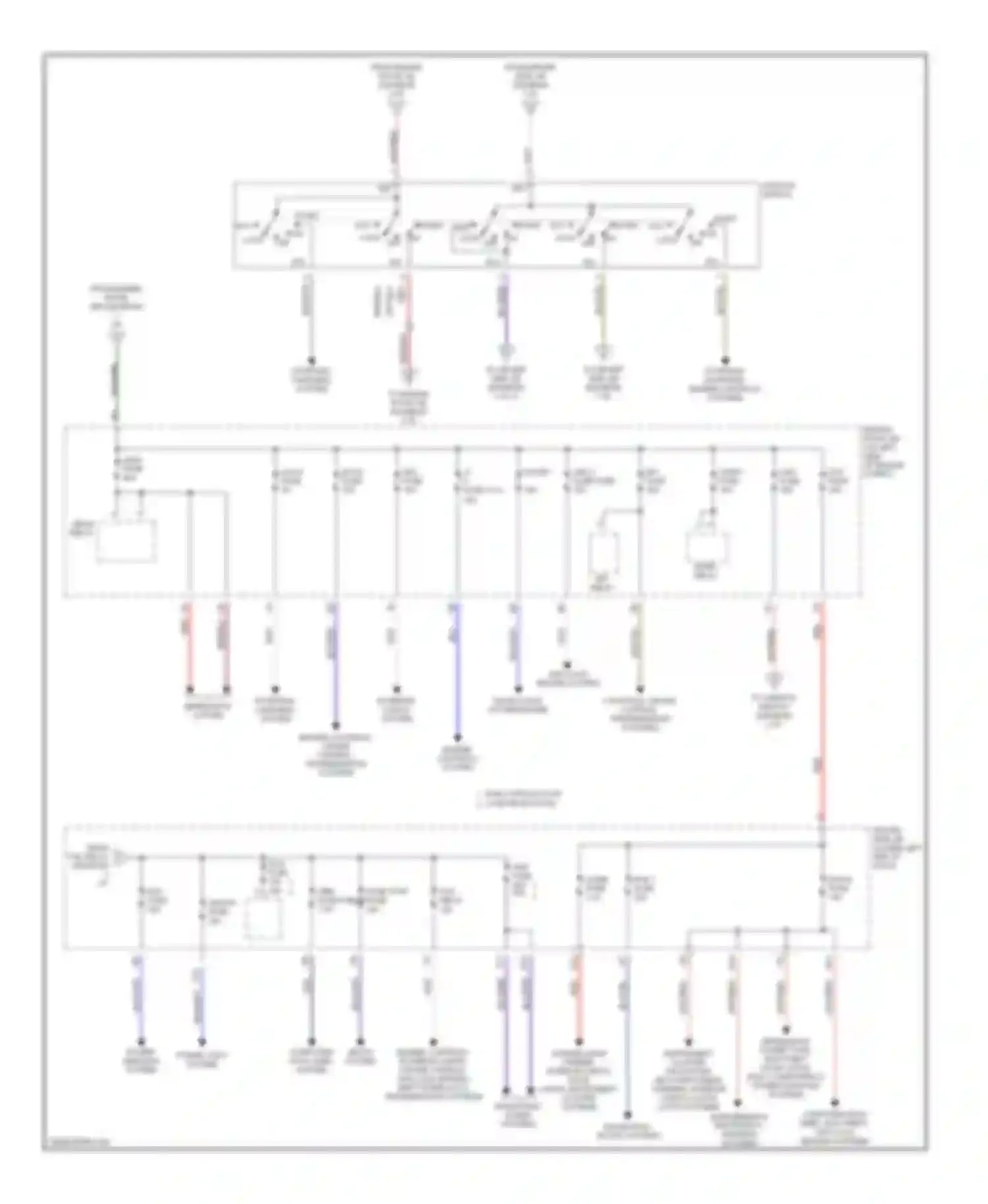 Camry Toyota XV30 (2001-2006): Power distribution circuit (2 of 2)