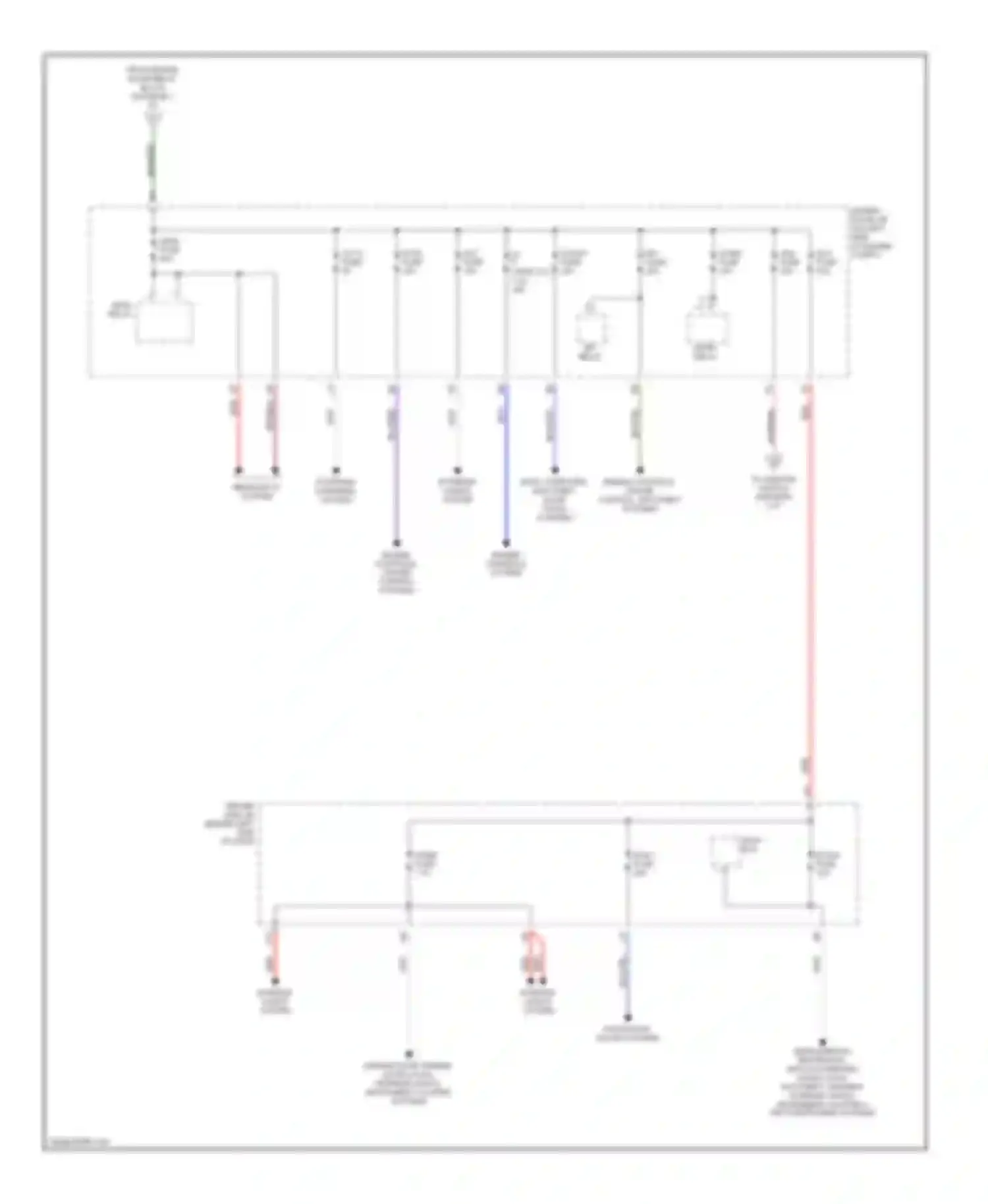 Camry Toyota XV30 (2001-2006): Power distribution circuit (3 of 3)