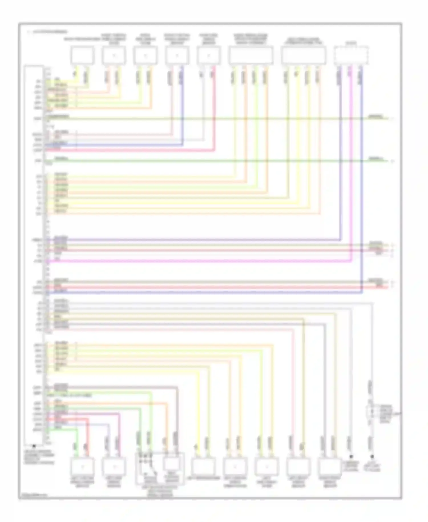 Camry Toyota XV30 (2001-2006): Supplemental restraints circuit (1 of 2)