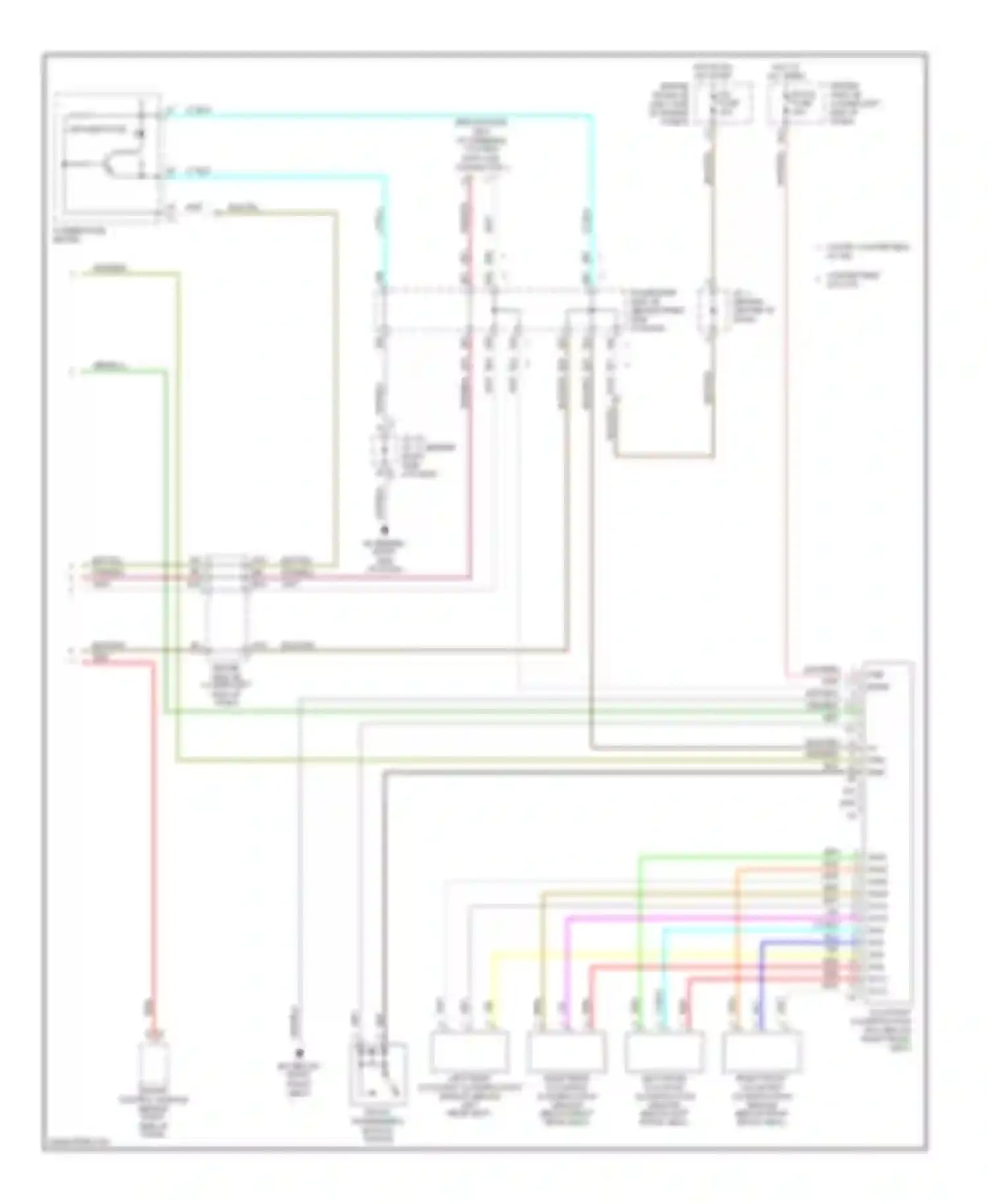 Camry Toyota XV30 (2001-2006): Supplemental restraints circuit (2 of 2)