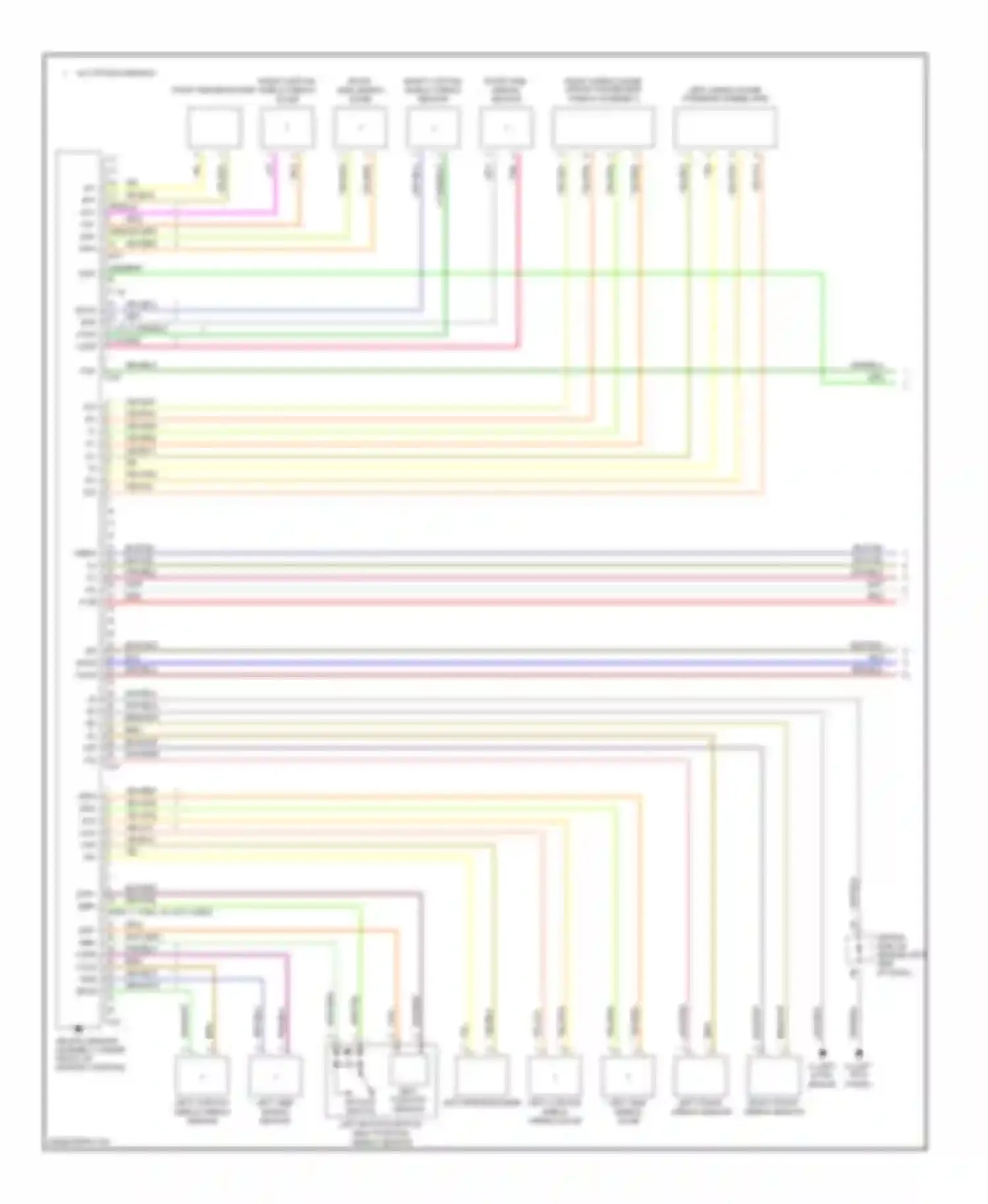 Camry Toyota XV30 (2001-2006): Supplemental restraints circuit, japan production without power seat (1 of 2)