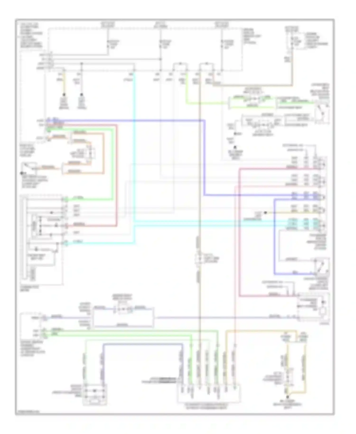Camry Toyota XV30 (2001-2006): Warning systems circuit