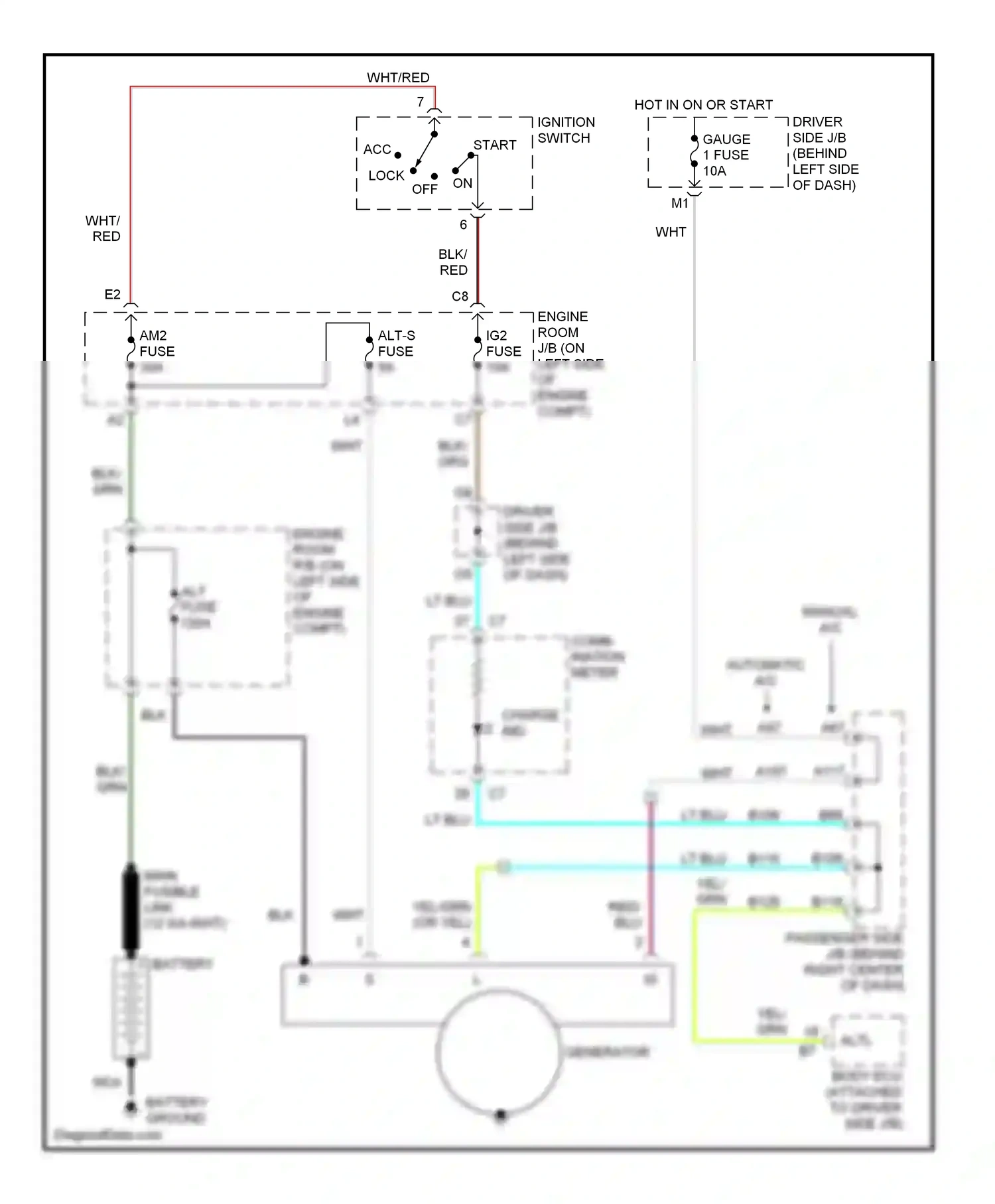 Wiring diagram automatic a/c for Toyota Camry XV30 (2001-2006) (8 of 9)