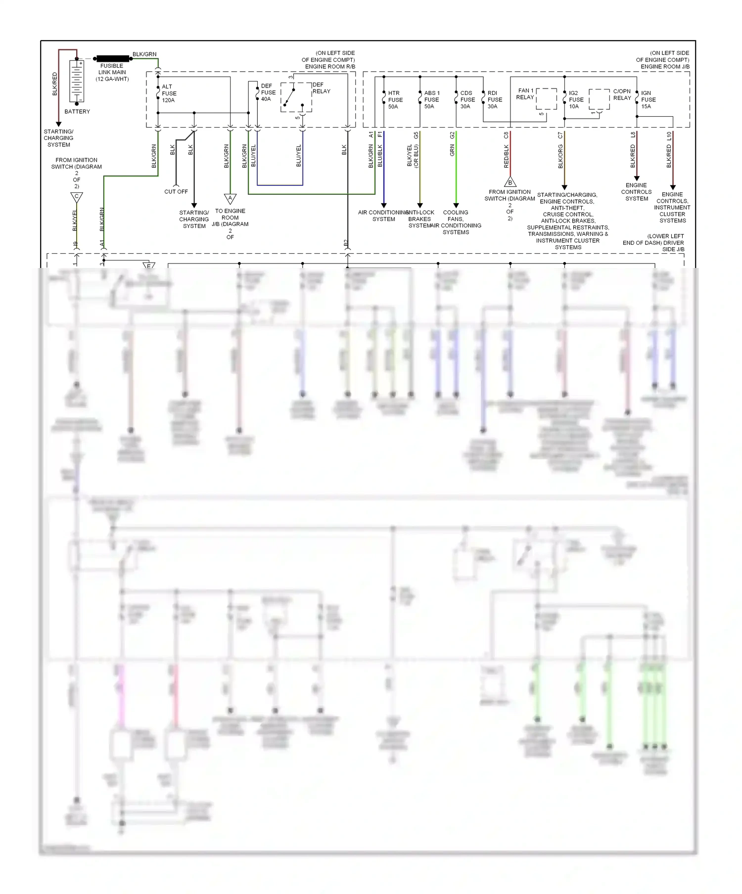 Wiring diagram engine controls system for Toyota Camry XV30 (2001-2006) (17 of 18)
