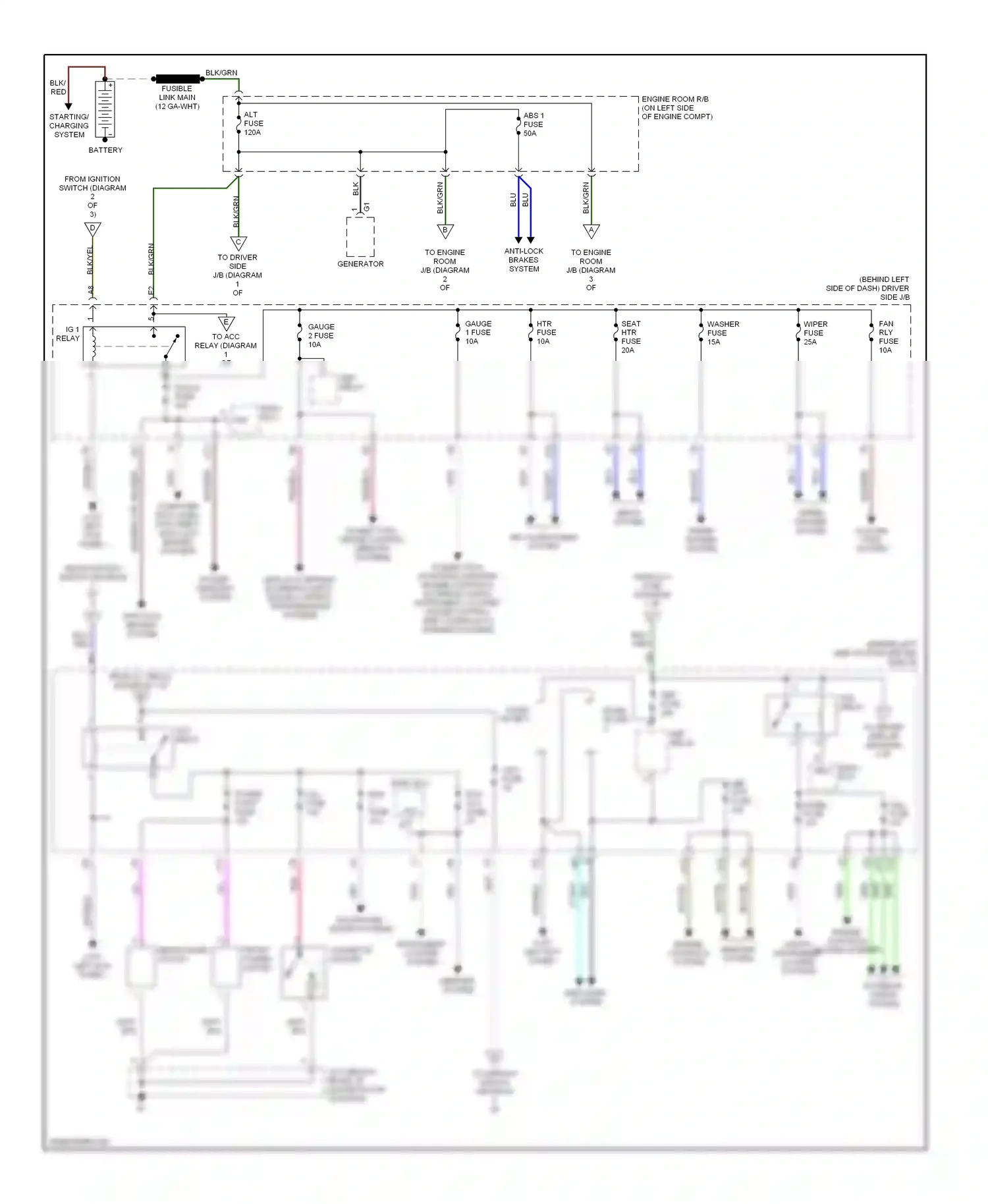 Wiring diagram engine controls system for Toyota Camry XV30 (2001-2006) (9 of 18)