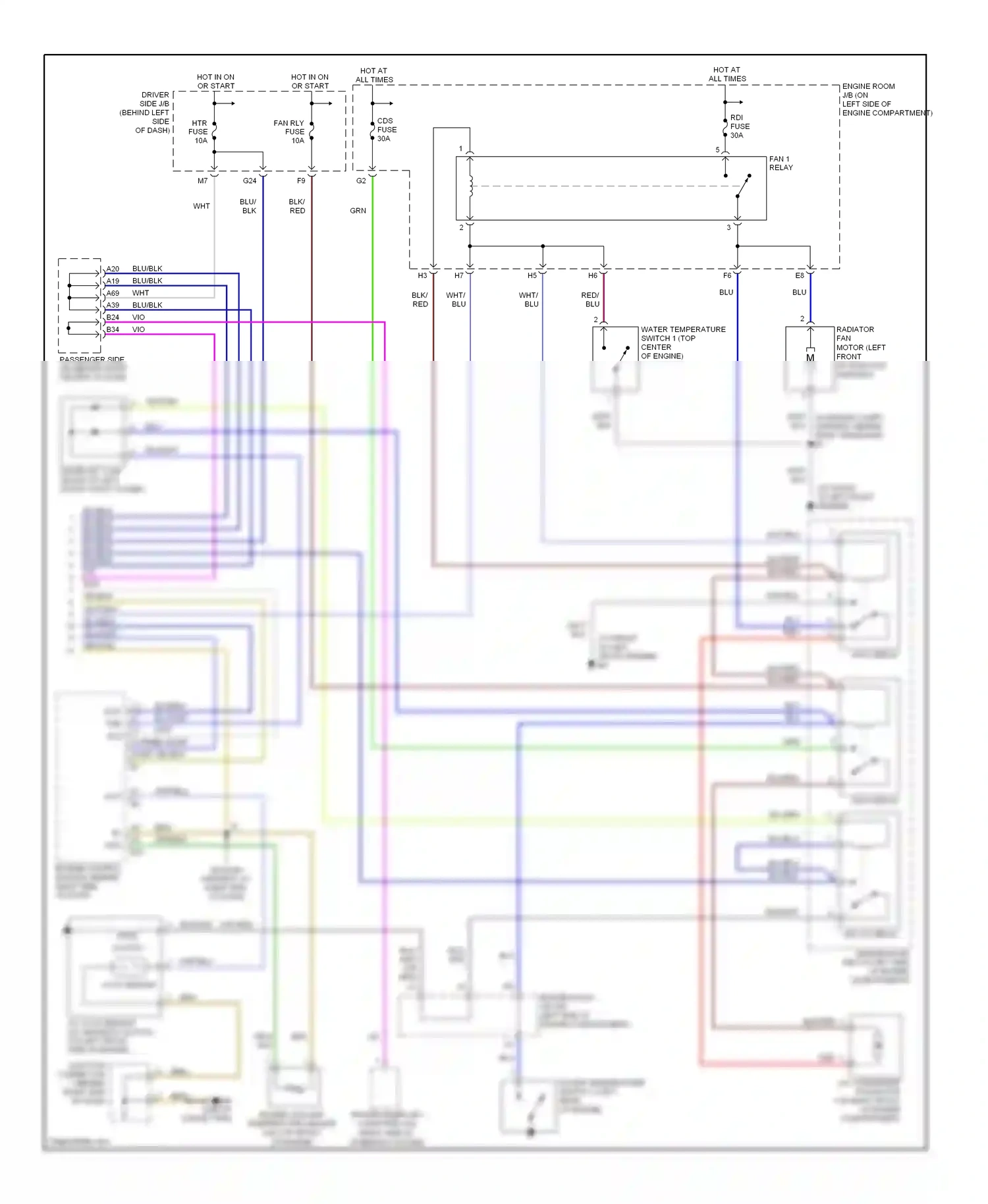 Wiring diagram lock sensor for Toyota Camry XV30 (2001-2006) (4 of 8)