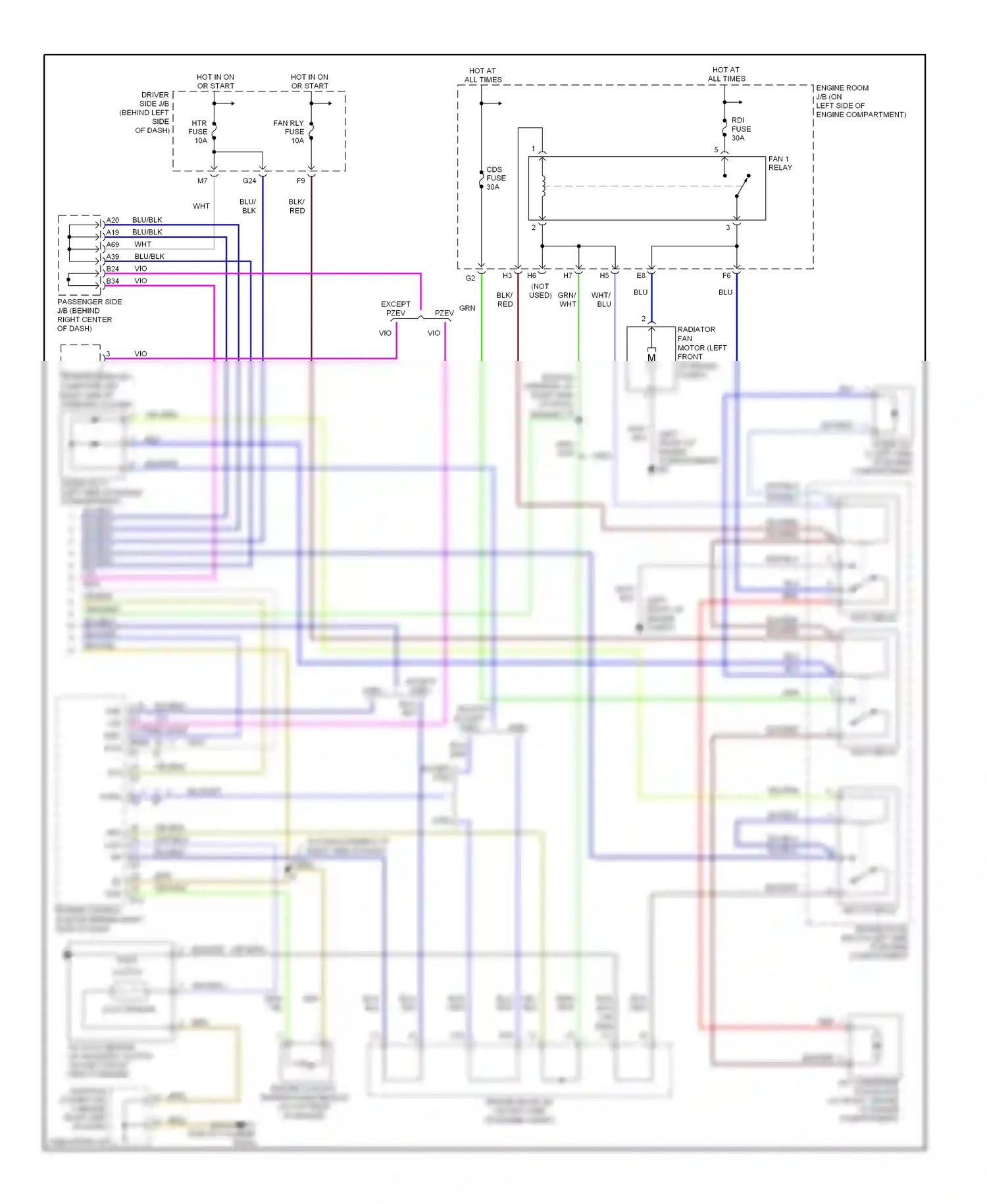Wiring diagram lock sensor for Toyota Camry XV30 (2001-2006) (2 of 8)