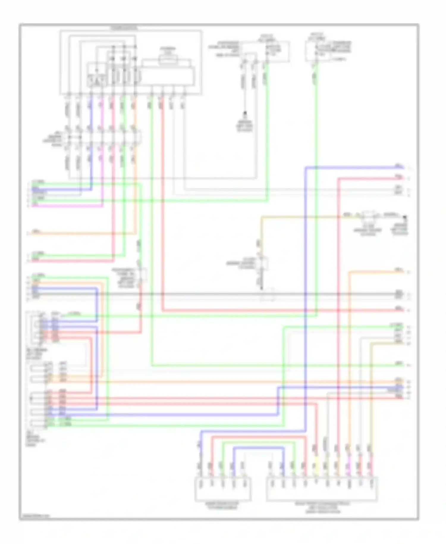 Camry Toyota XV40 facelift (2009-2011): Forced entry circuit, hybrid (3 of 4)